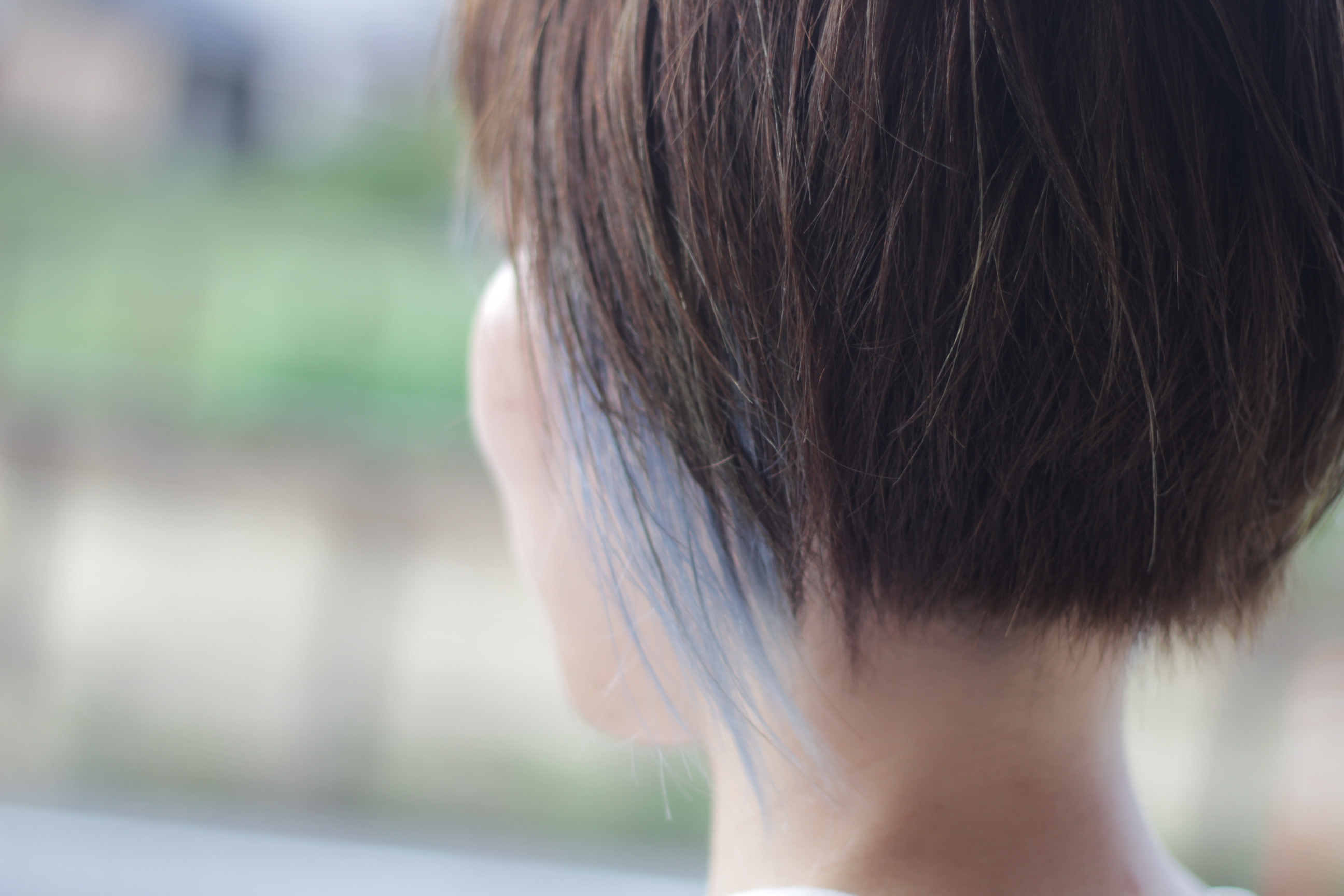 LENGTH  hair graphic【レングス ヘアグラフィック】のスタイル紹介。アイスブルー