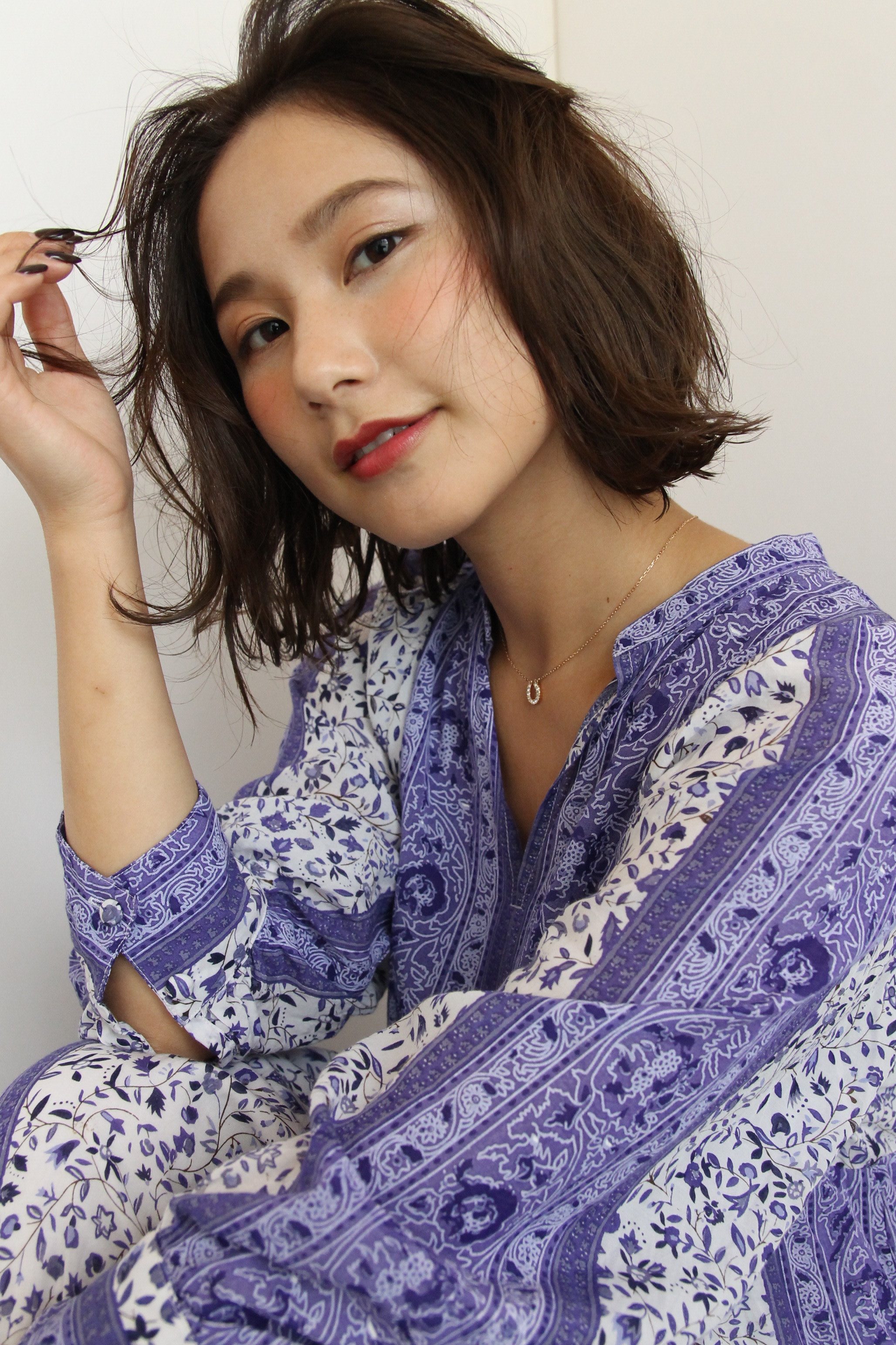 Laraca【ララカ】のスタイル紹介。大人ヌーディーボブ