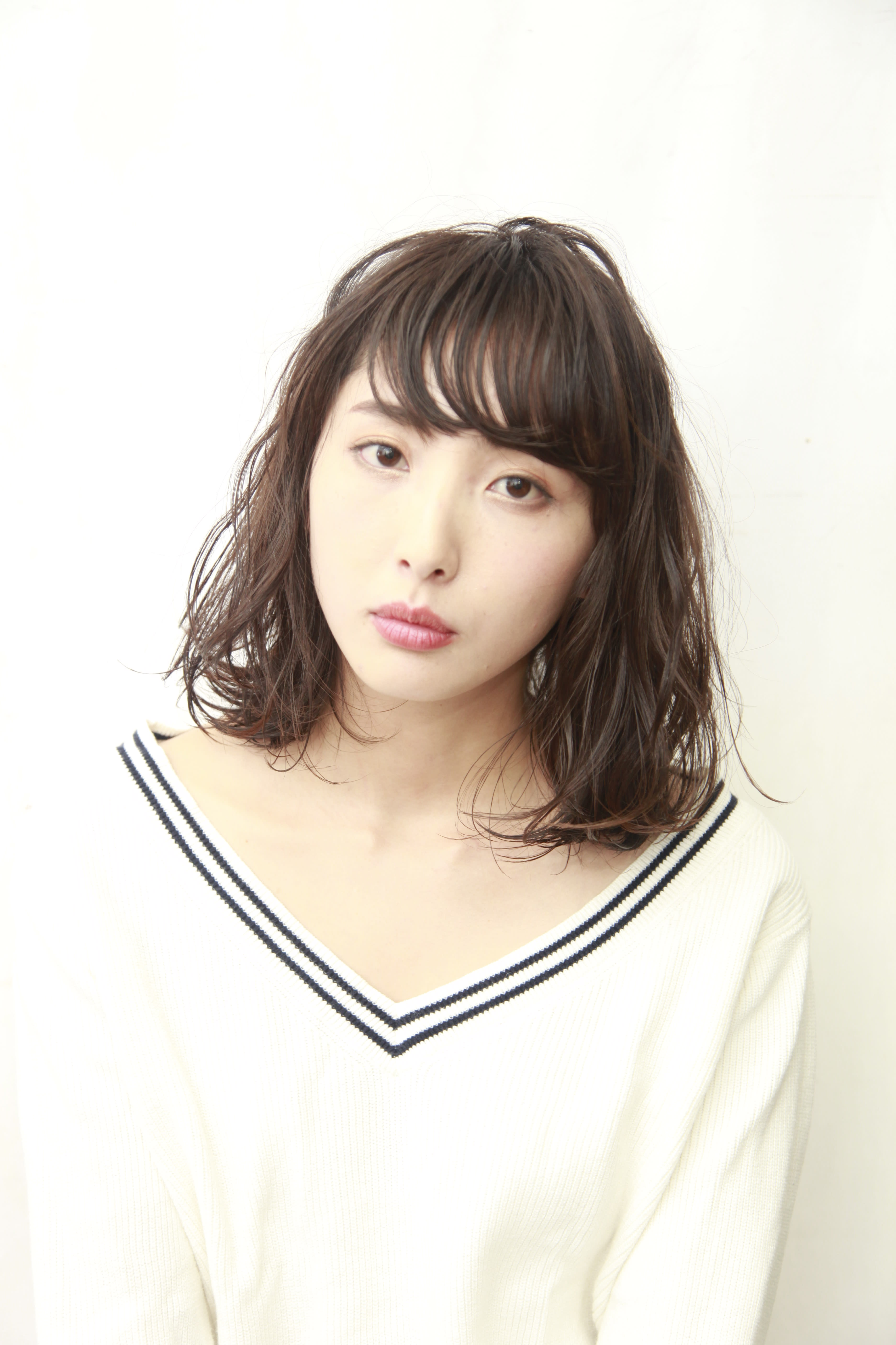 女性専用髪質改善酸性縮毛矯正専門店cokoro【ジョセイセンヨウカミシツカイゼンサンセイシュクモウキョウセイセンモンテン ココロ】のスタイル紹介。ゆるふわミディアム