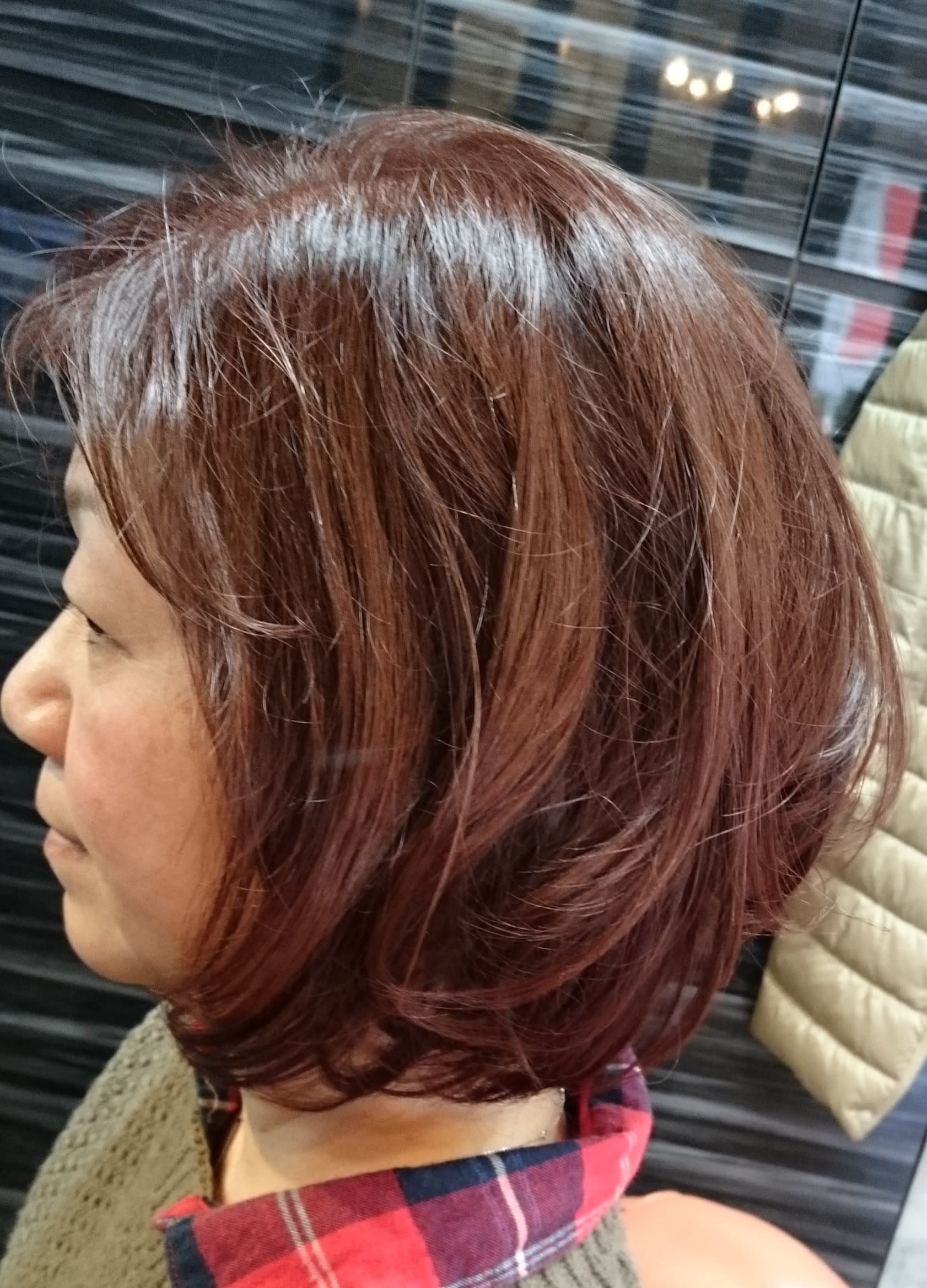 Bande Hair Rokumeikan【バンデ　ヘア　ロクメイカン】のスタイル紹介。アッシュ系ミディアムボビー