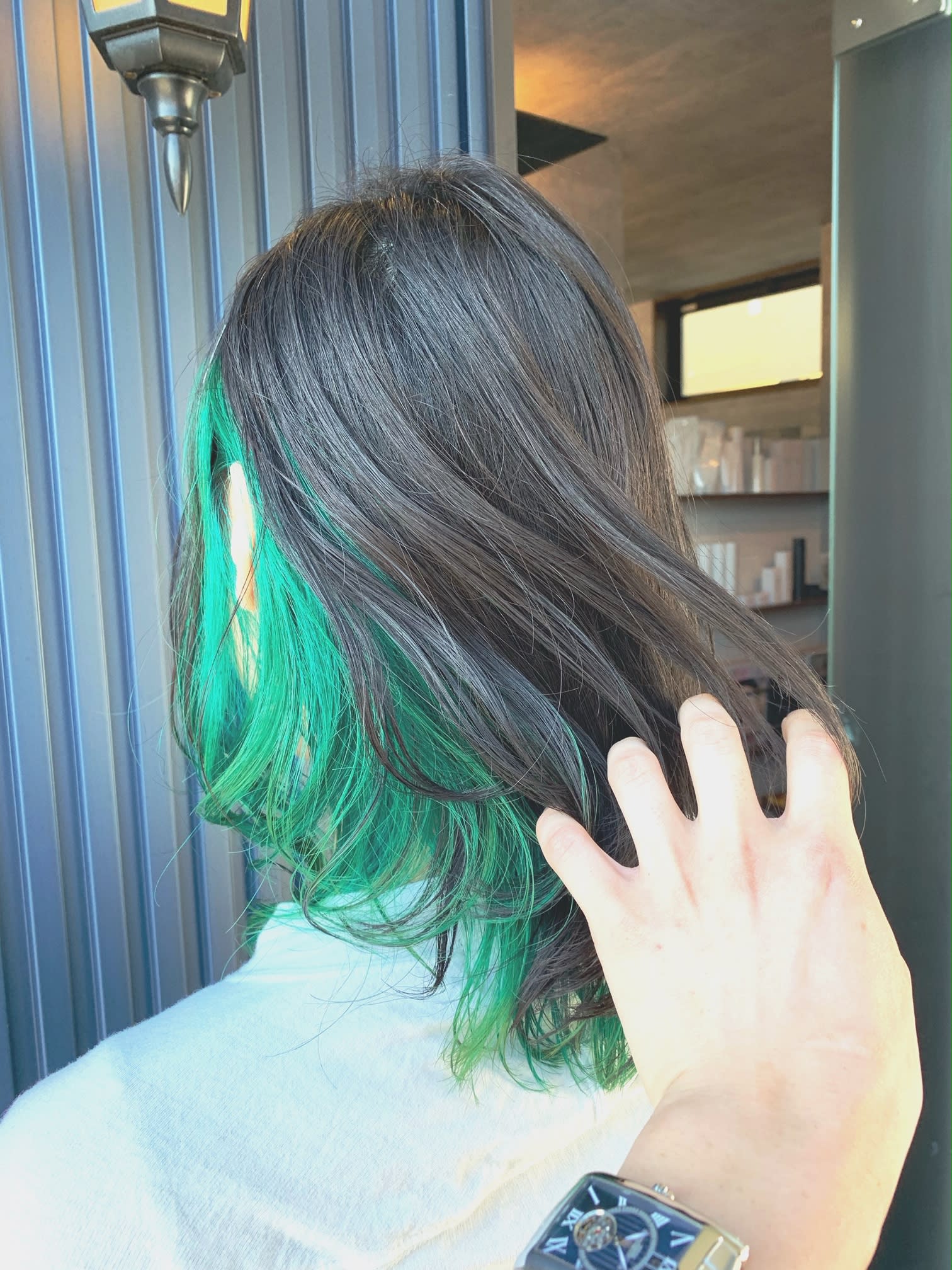 BRaeVE hair design【ブレイブ　ヘア　デザイン】のスタイル紹介。inner emerald♪