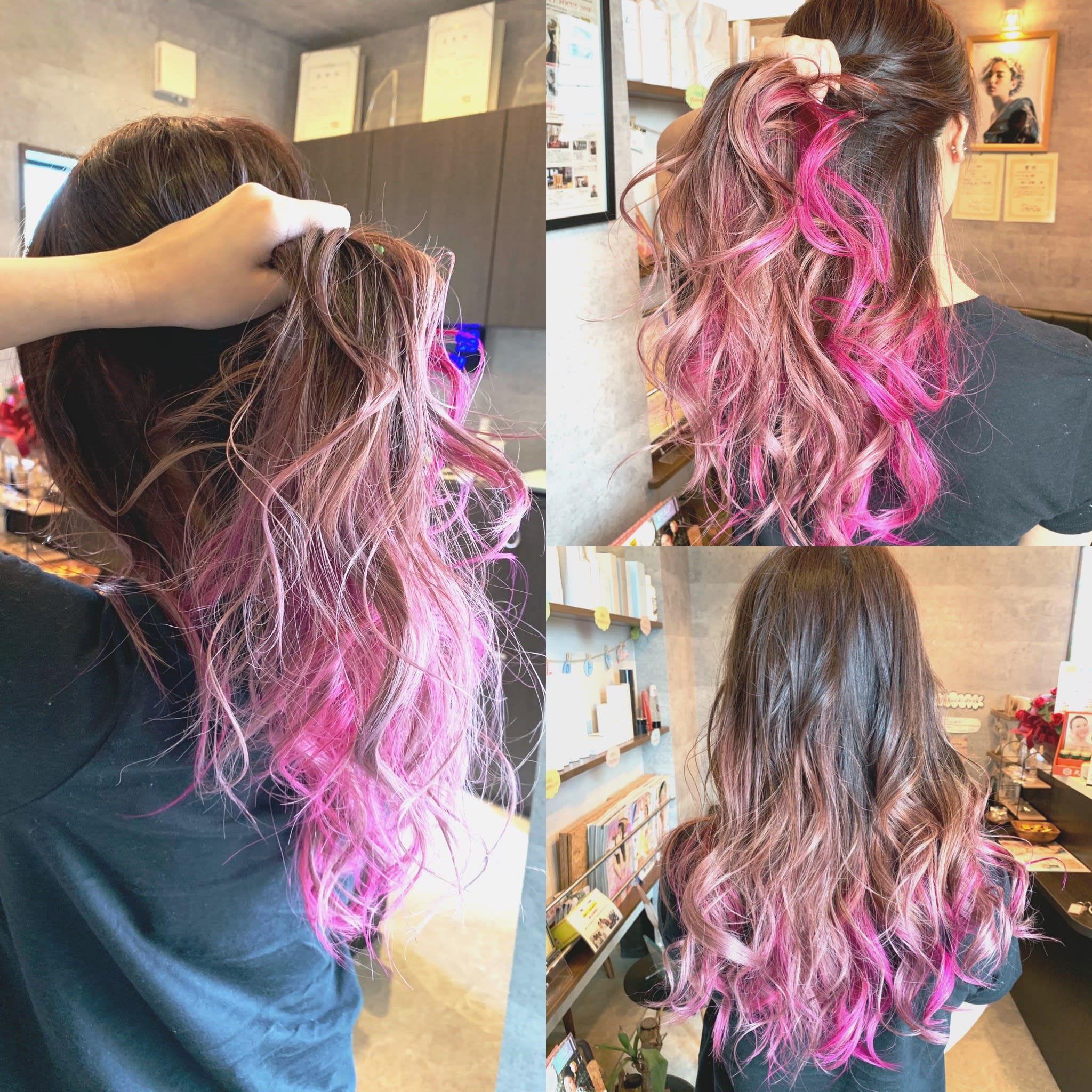 BRaeVE hair design【ブレイブ　ヘア　デザイン】のスタイル紹介。pink balayage♪