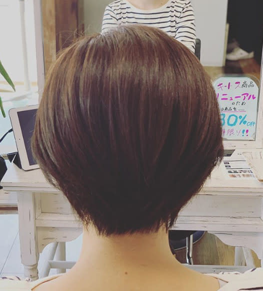 【ヘッドスパサロン】hair atelier nine【ヘアアトリエナイン】のスタイル紹介。ボブスタイル