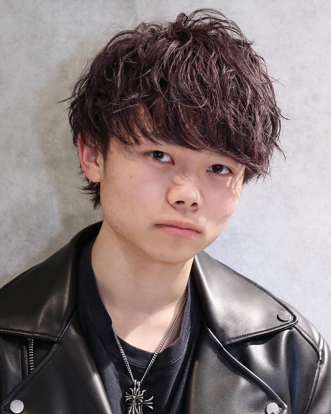 hair salon lujo【ヘアーサロン ルッホ】のスタイル紹介。無造作スパイラルマッシュ