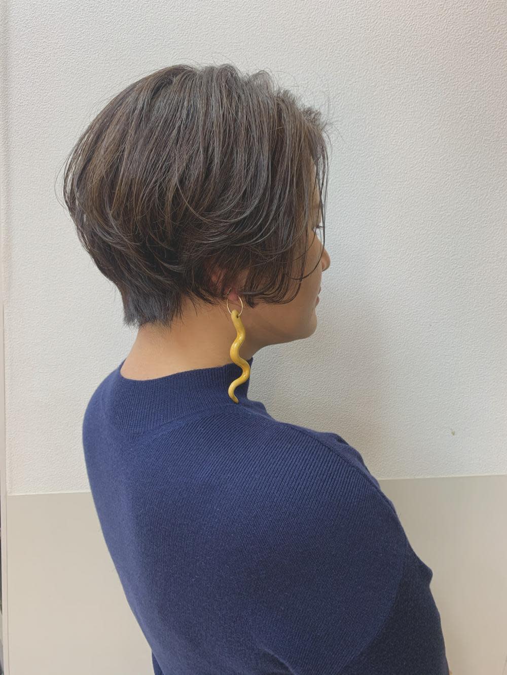 LUCK鎌倉【ラックカマクラ】のスタイル紹介。LUCK*フォギーショート*オリーブベージュ*nana