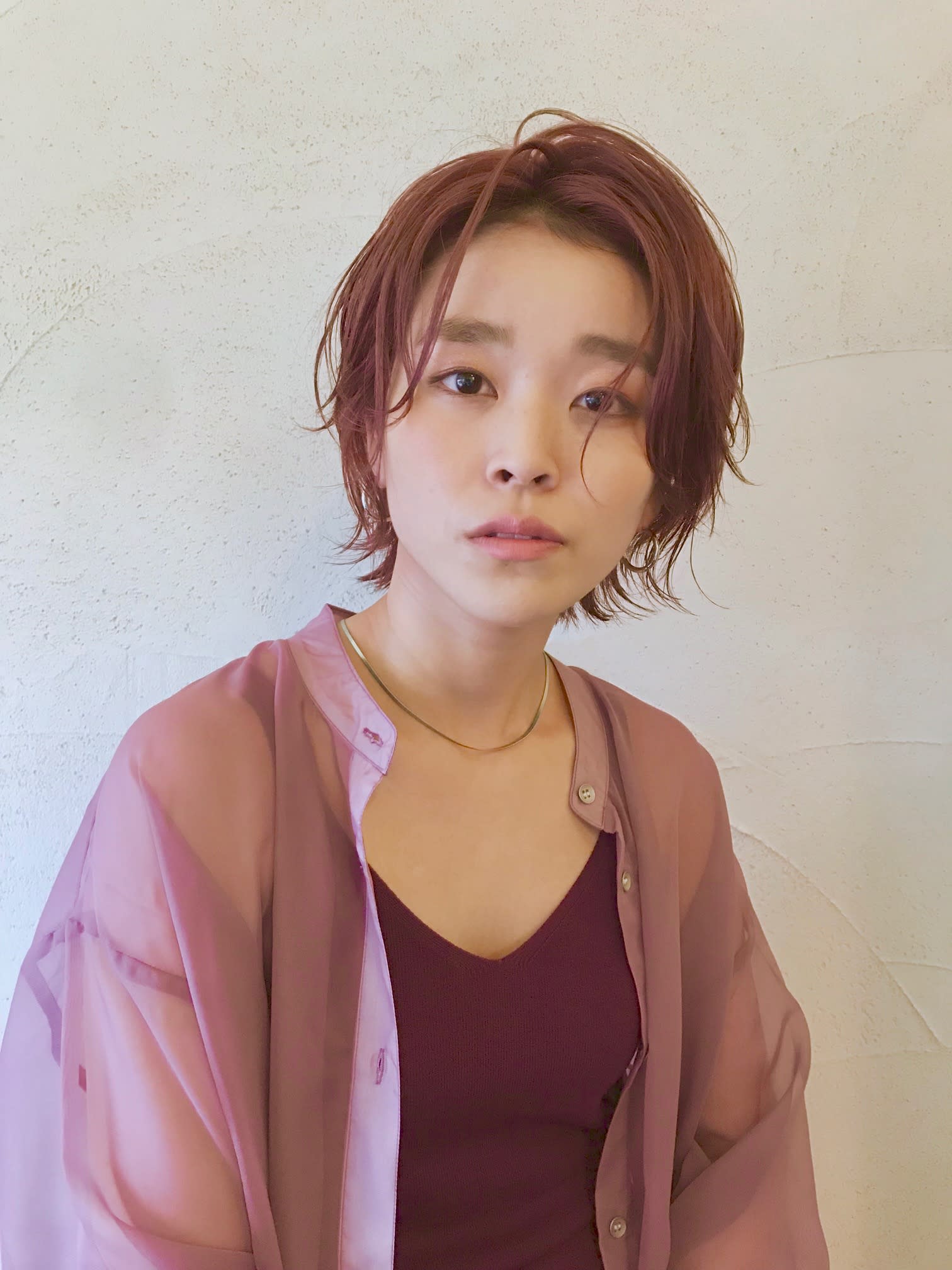 縮毛矯正ヘアケア専門店 BEETLE Hair beauty【シュクモウキョウセイヘアケアセンモンテン　ビートルヘアビューティー】のスタイル紹介。【BEETLE＠高橋】mash　short