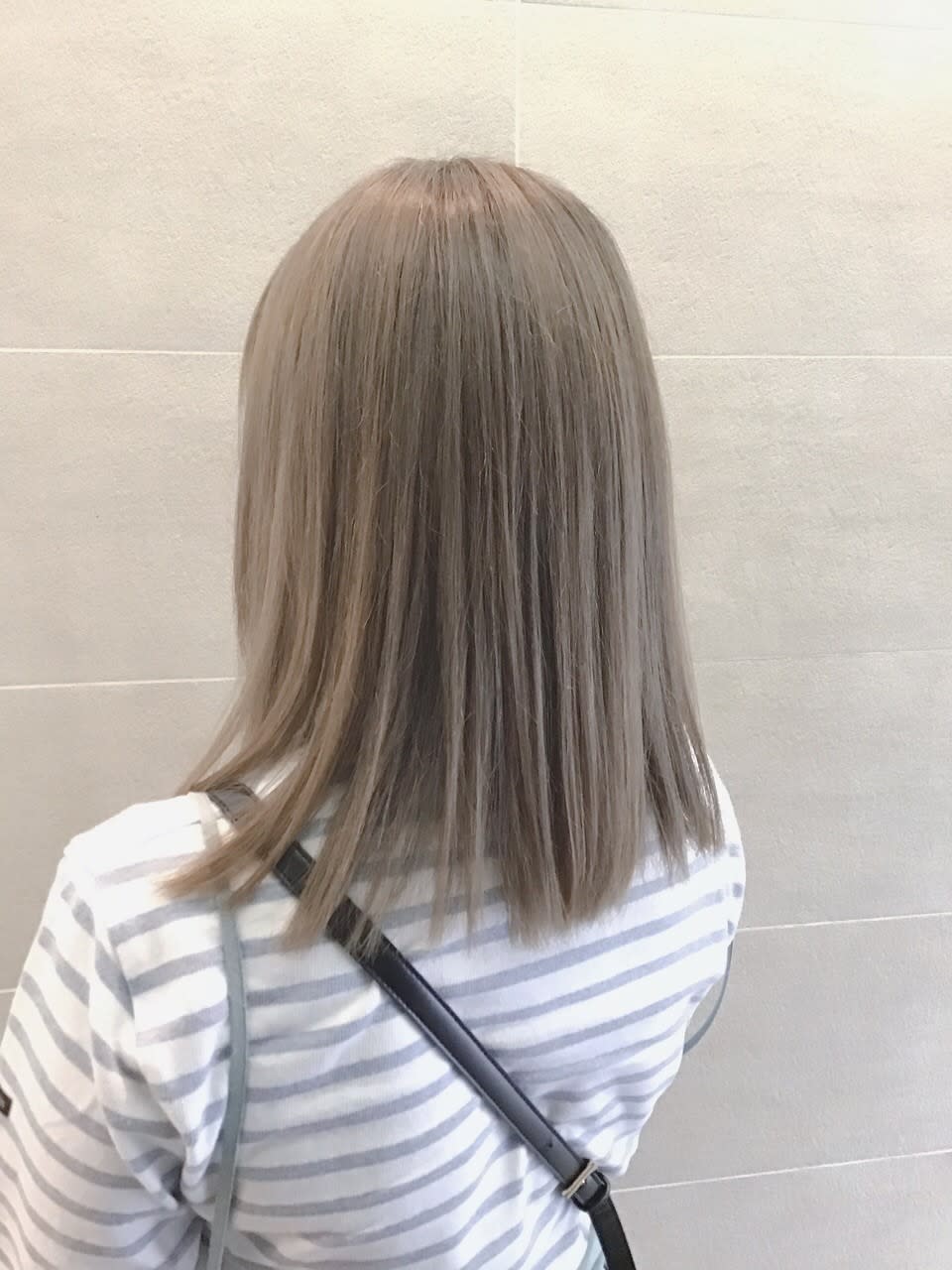 BONECCA鶴見/髪質改善/白髪ぼかし/ハイライト【ボネッカ】のスタイル紹介。透明感×グレージュカラー【石黒聡子】