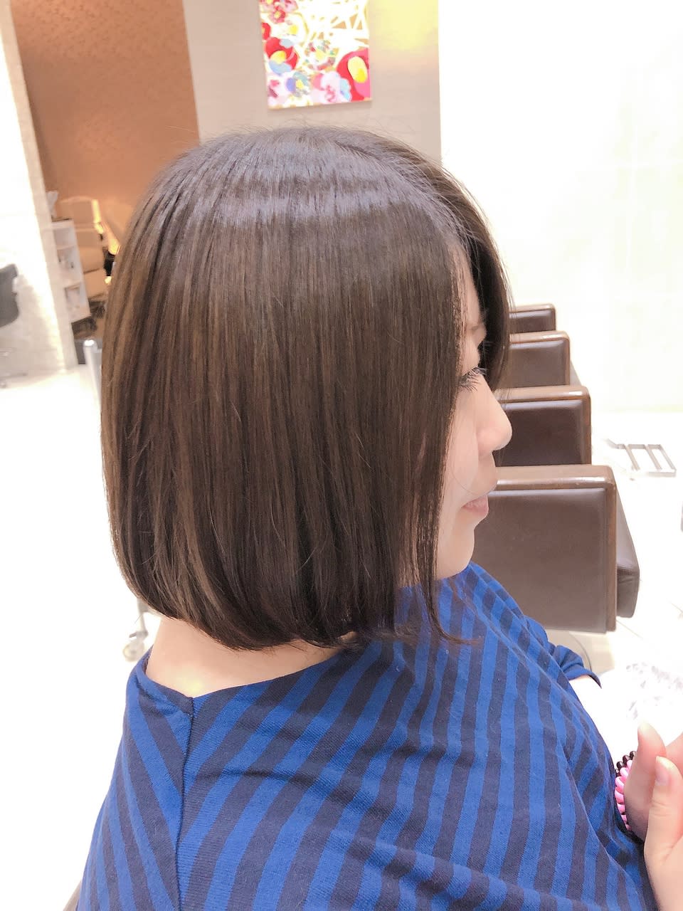 Hair Make SAMSARA 三木店【ヘアメイク サンサーラ ミキテン】のスタイル紹介。長めボブ