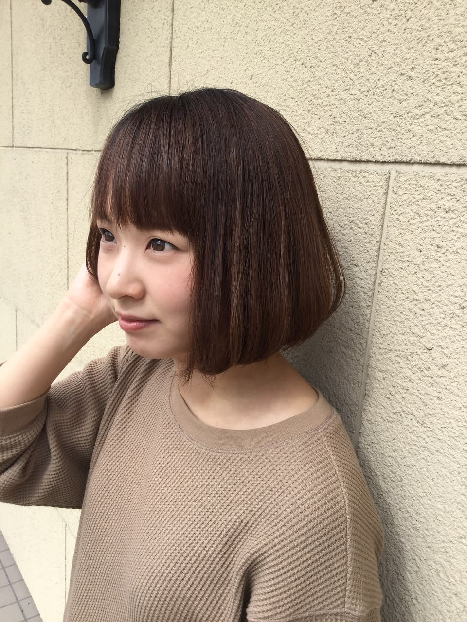 アフロディーテ　泉中央店【アフロディーテイズミチュウオウテン】のスタイル紹介。☆切りっぱなしボブ☆