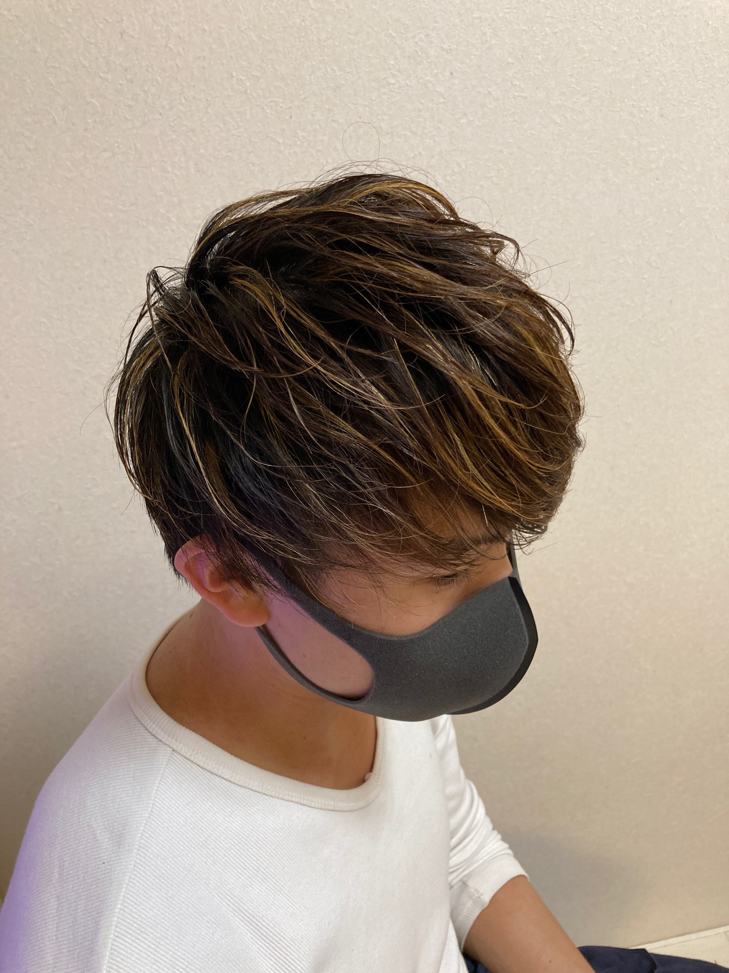 Sanpa hair【サンパヘア】のスタイル紹介。メッシュ×マッシュスタイル