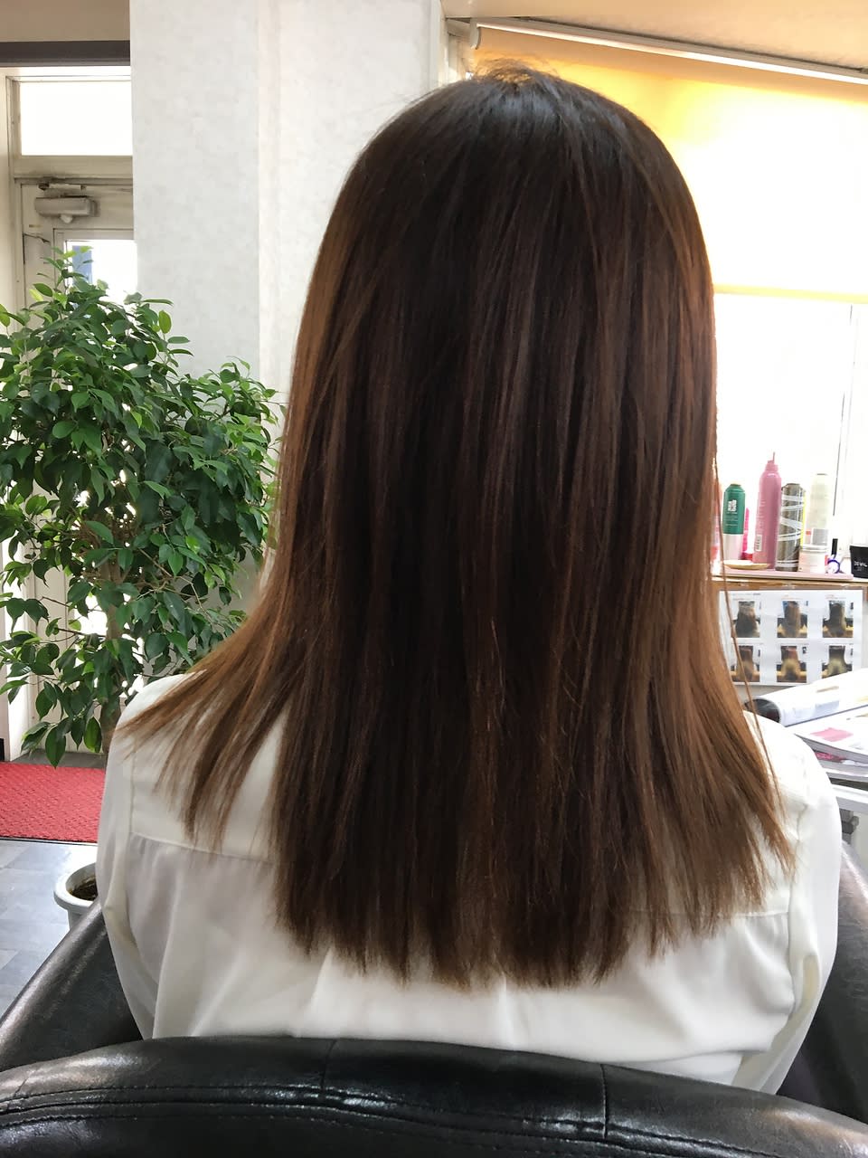 エンゼル美容室【エンゼルビヨウシツ】のスタイル紹介。ローレイヤーロング