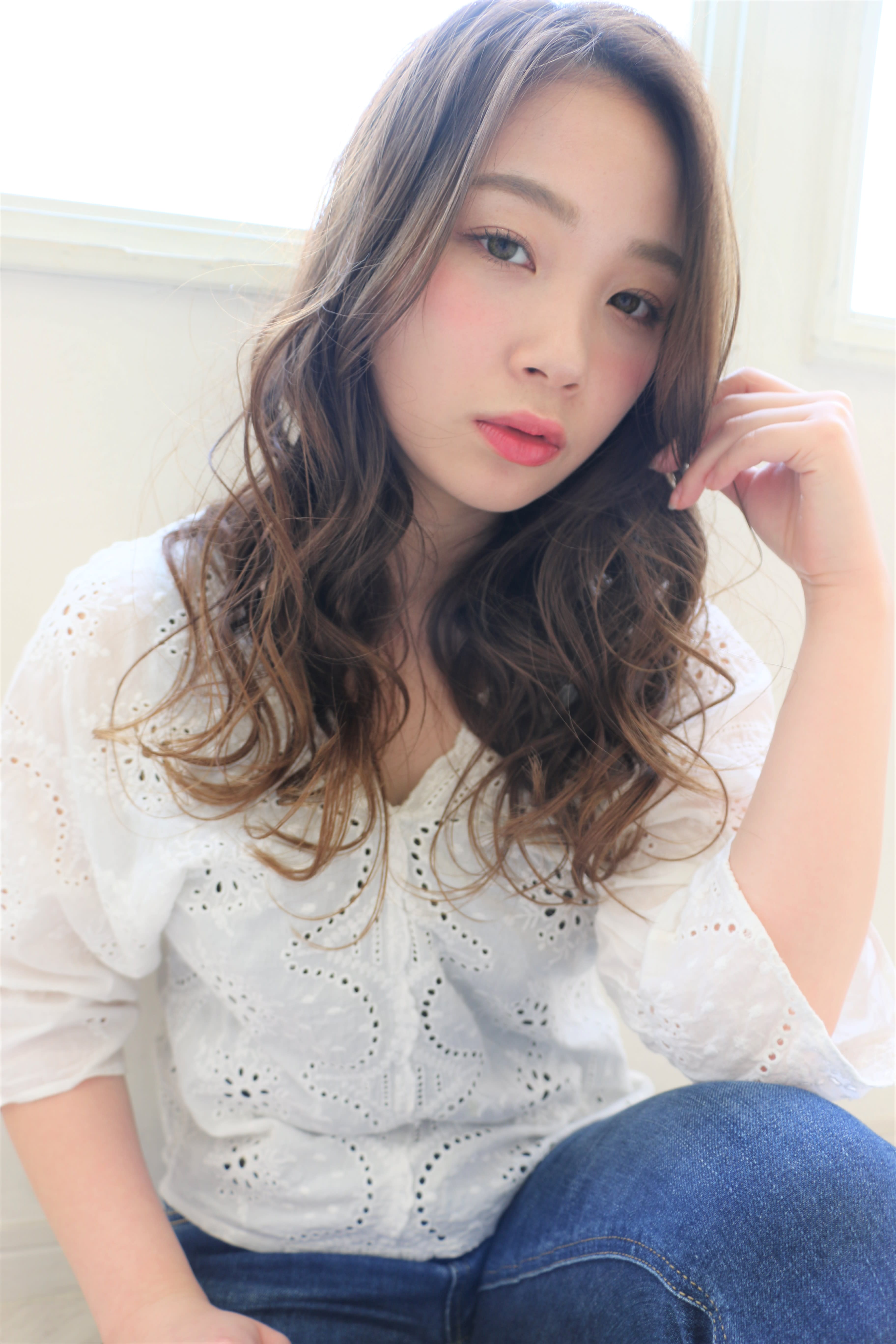 Hair&Make CLEAR【クリアー】のスタイル紹介。外国人風ラフゆれロング