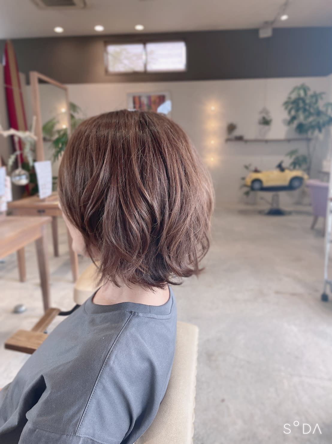 DAM hair garden【ダムヘアーガーデン】のスタイル紹介。小顔補正立体カットボブスタイル