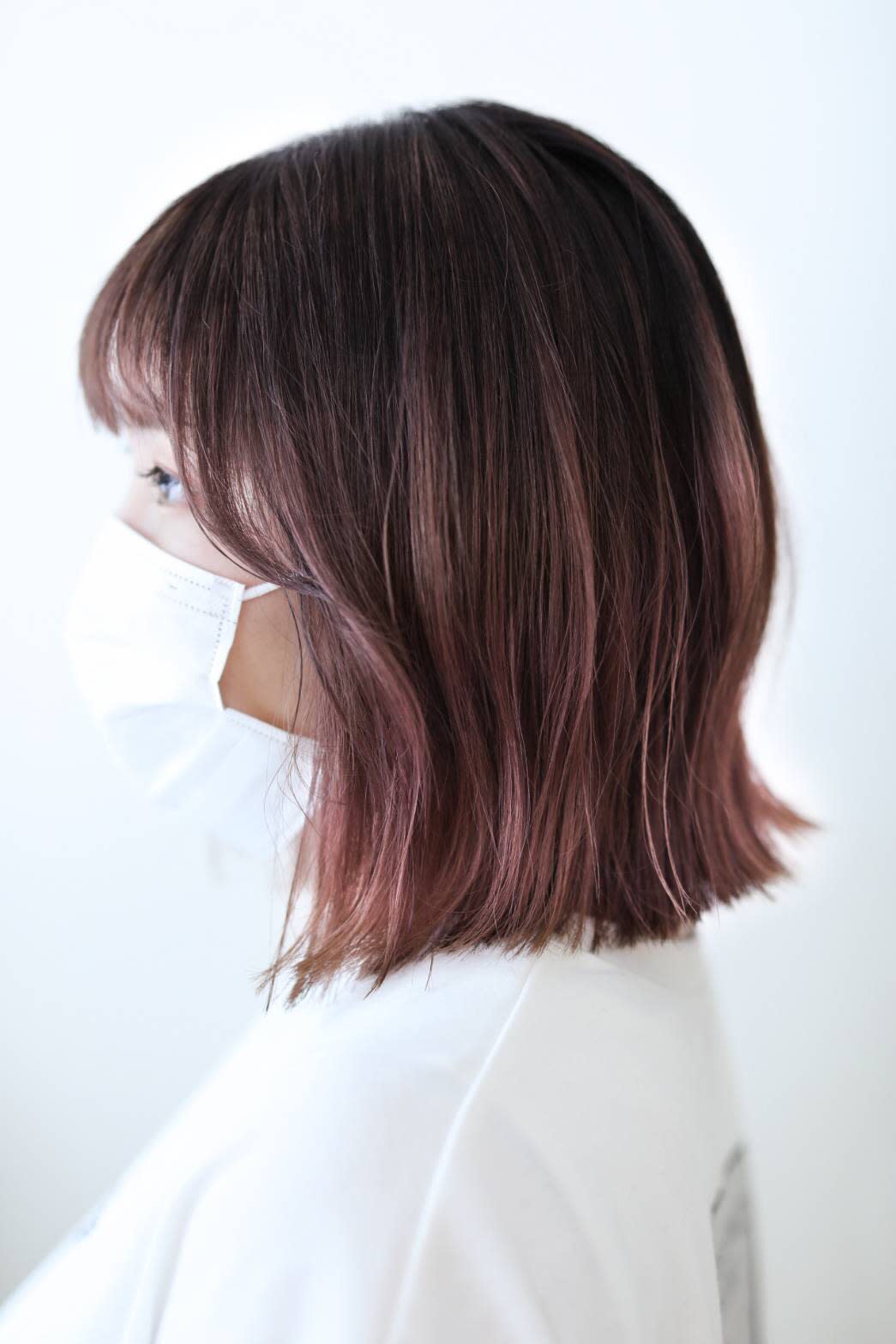 hair atelier hiyori【ヘアアトリエヒヨリ】のスタイル紹介。グラデーション&立体感☆切りっぱなしボブ