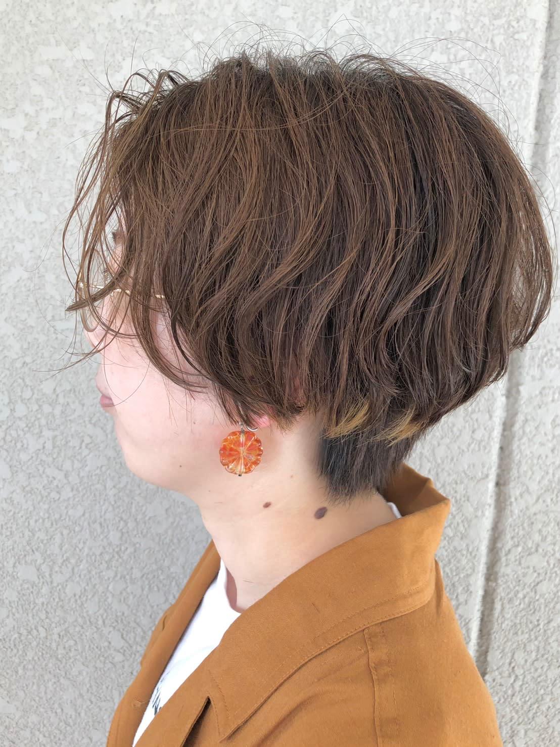 hair atelier hiyori【ヘアアトリエヒヨリ】のスタイル紹介。ふんわりハンサムショート