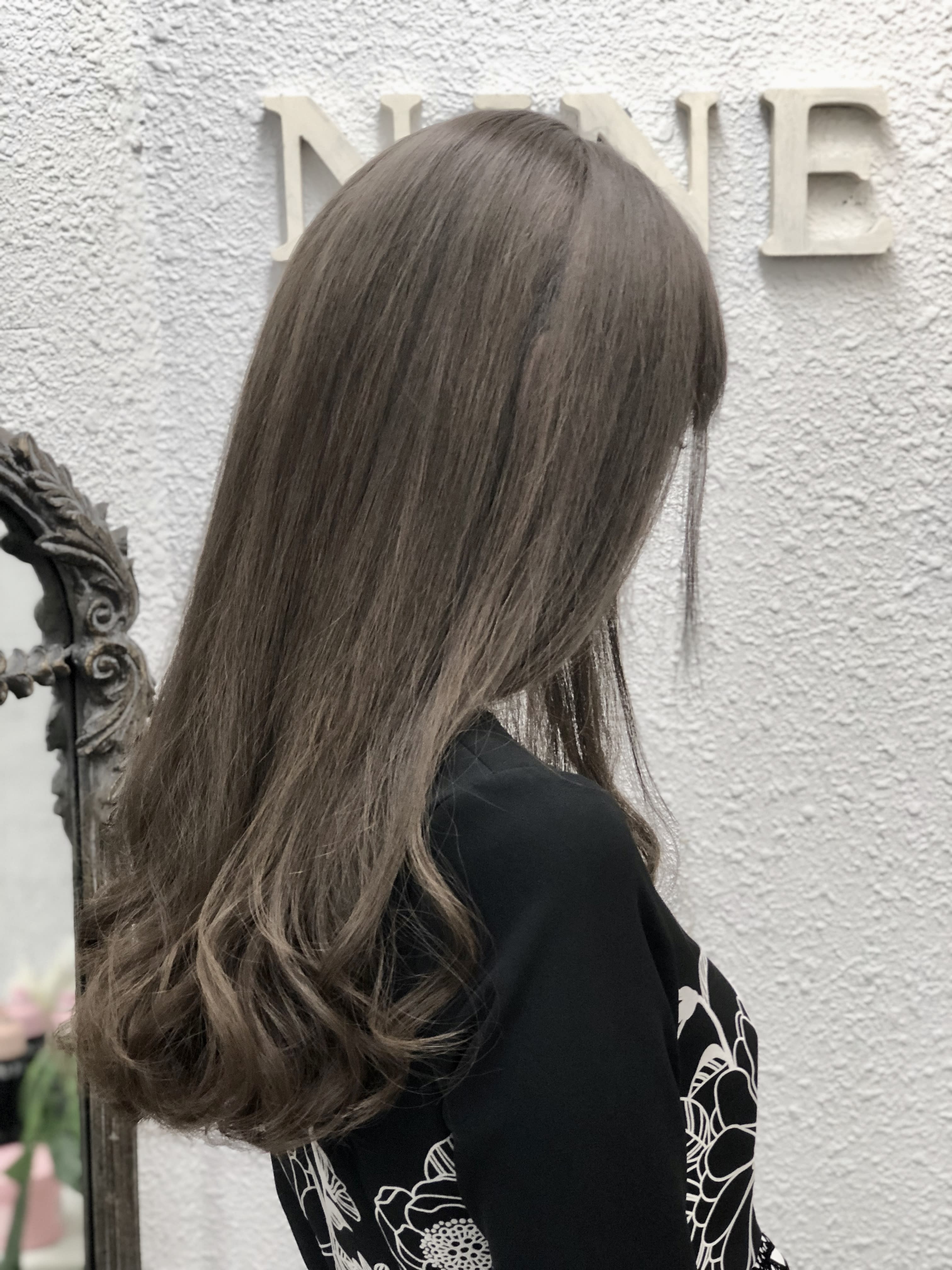 Hair salon NINE 蒲田店【ヘアサロン ナイン　カマタテン】のスタイル紹介。明るめイルミナカラー