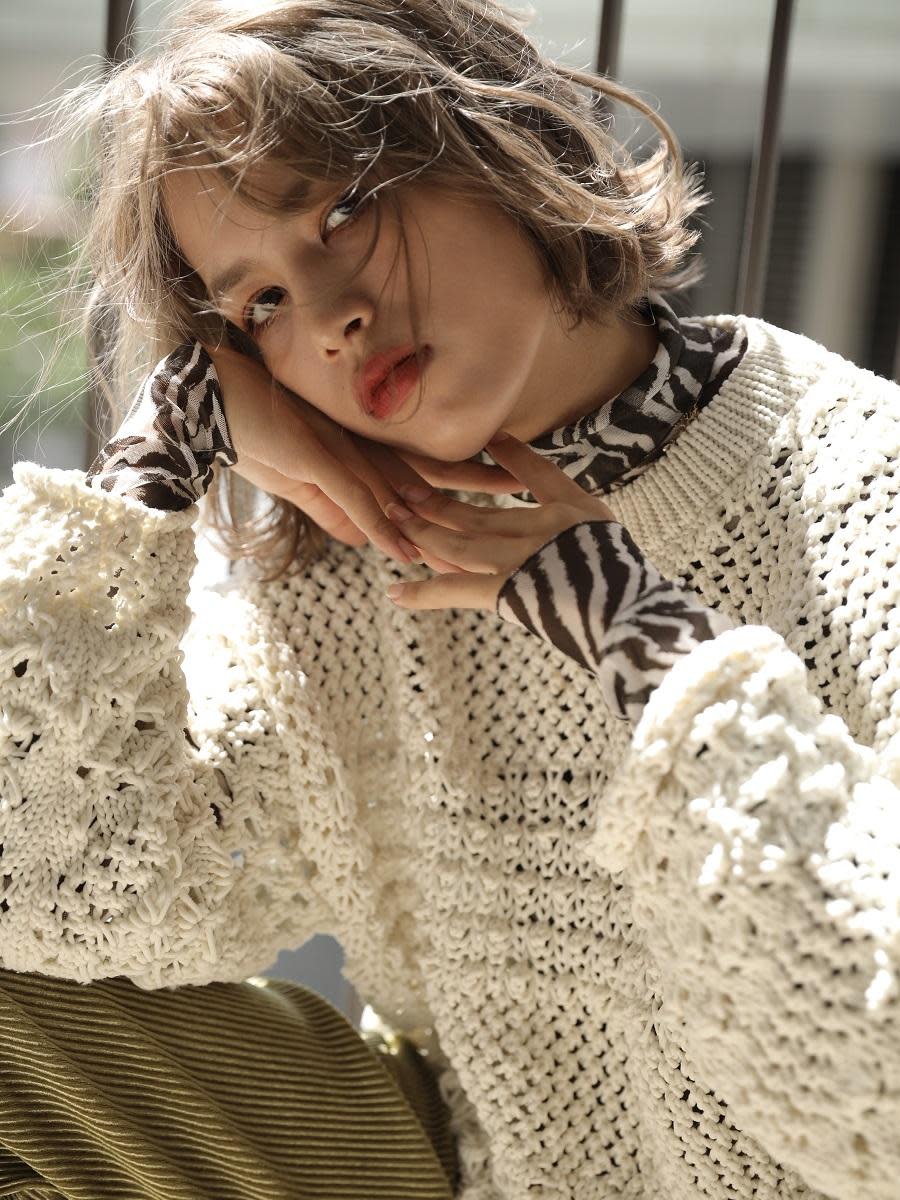 GALETTE UMEDA【ガレットウメダ】のスタイル紹介。#ミニウルフ#くすみブルー#ウェットウェーブ