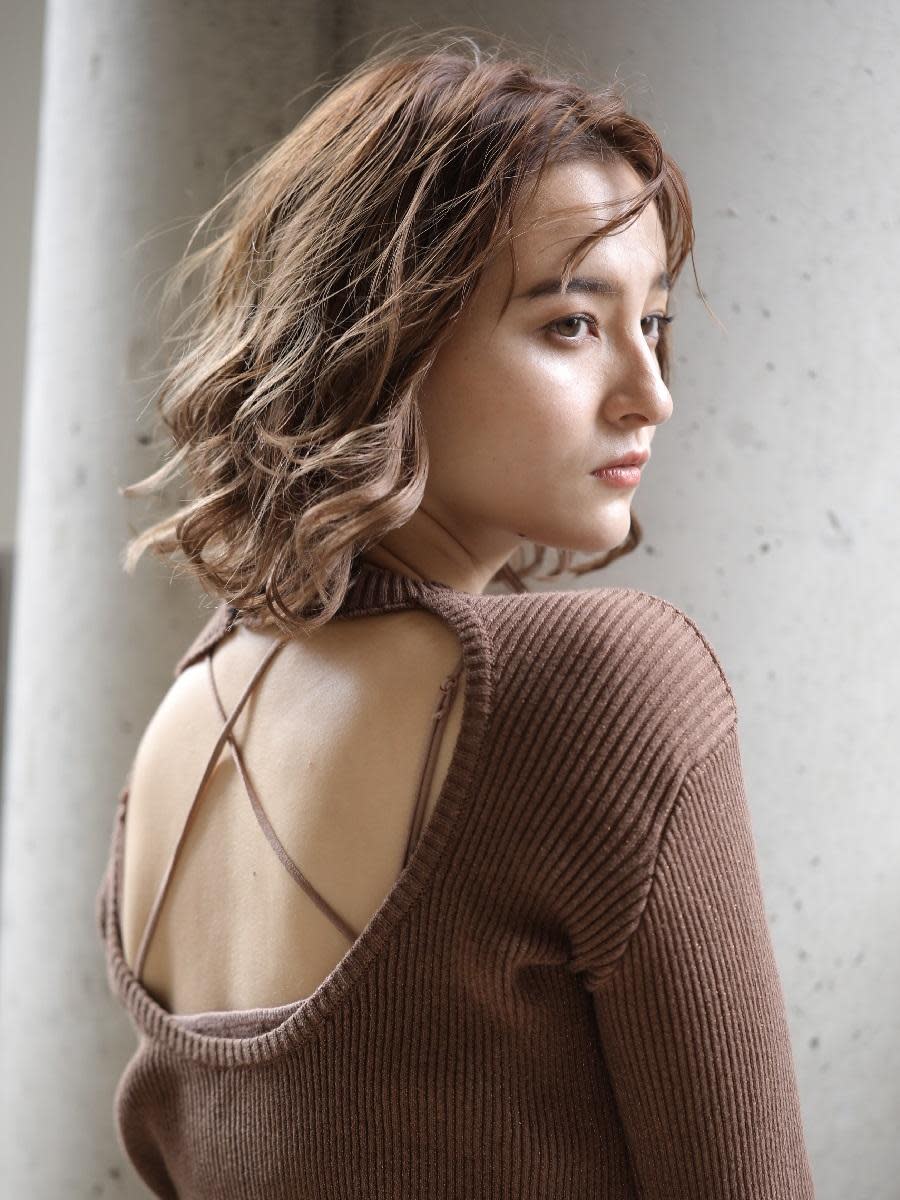 Chocolat Abeno【ショコラアベノ】のスタイル紹介。#ミニウルフ#テラコッタ#ランダムウェーブ