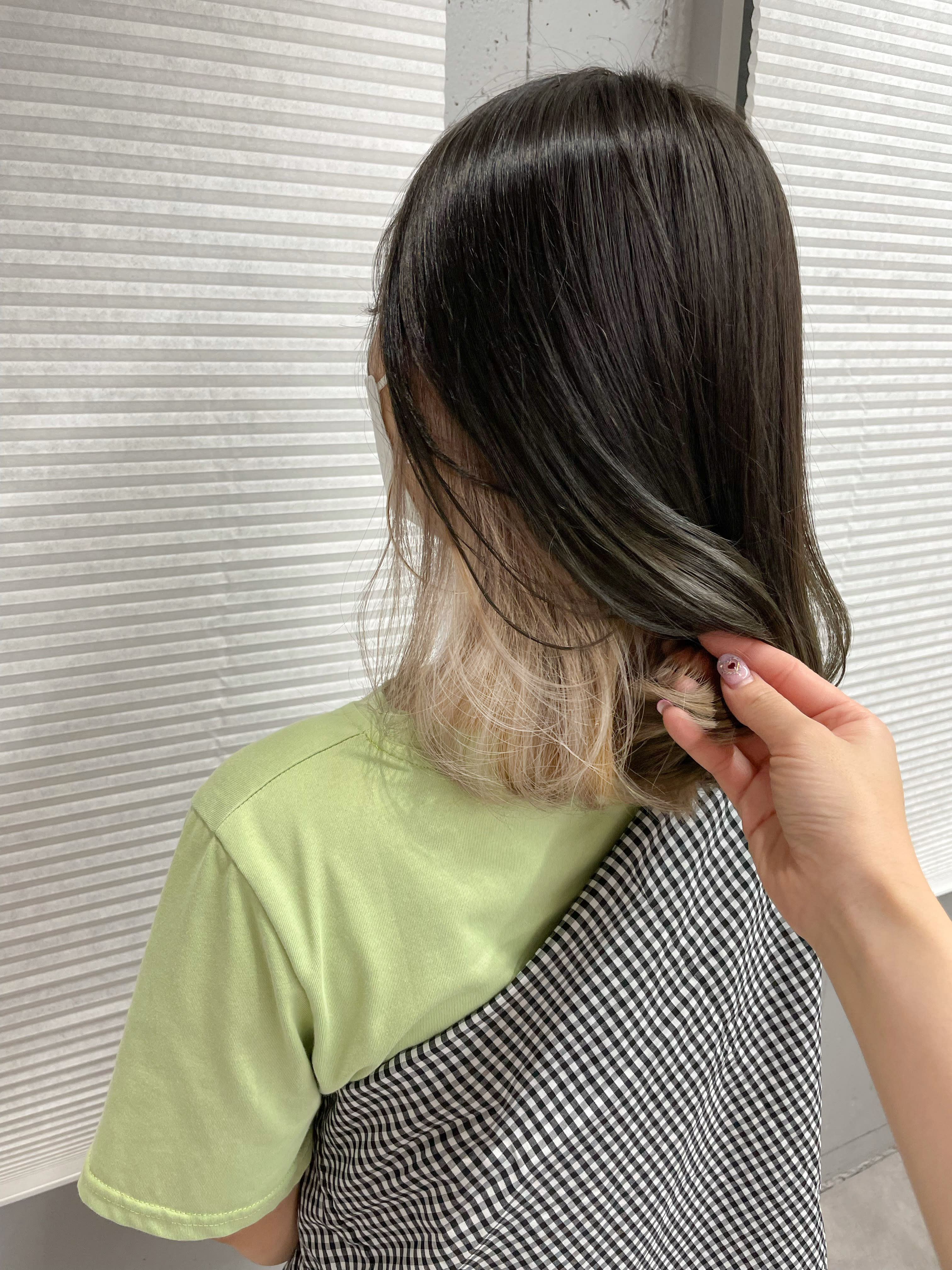 un le pont 梅田【アンルポン ウメダ】のスタイル紹介。☆インナーカラー×ベージュ☆