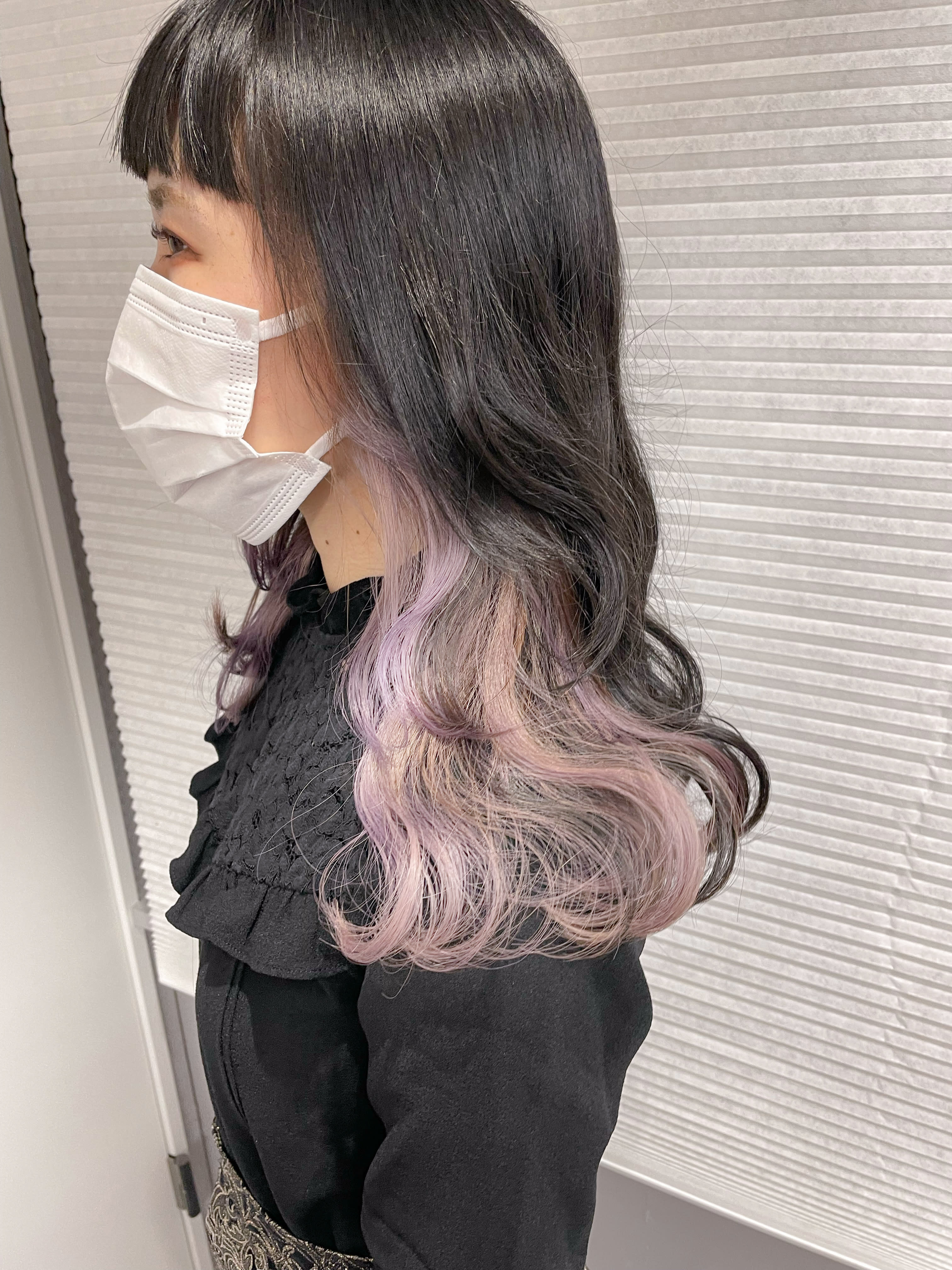 un le pont 梅田【アンルポン ウメダ】のスタイル紹介。☆インナーカラー×ホワイトラベンダー☆