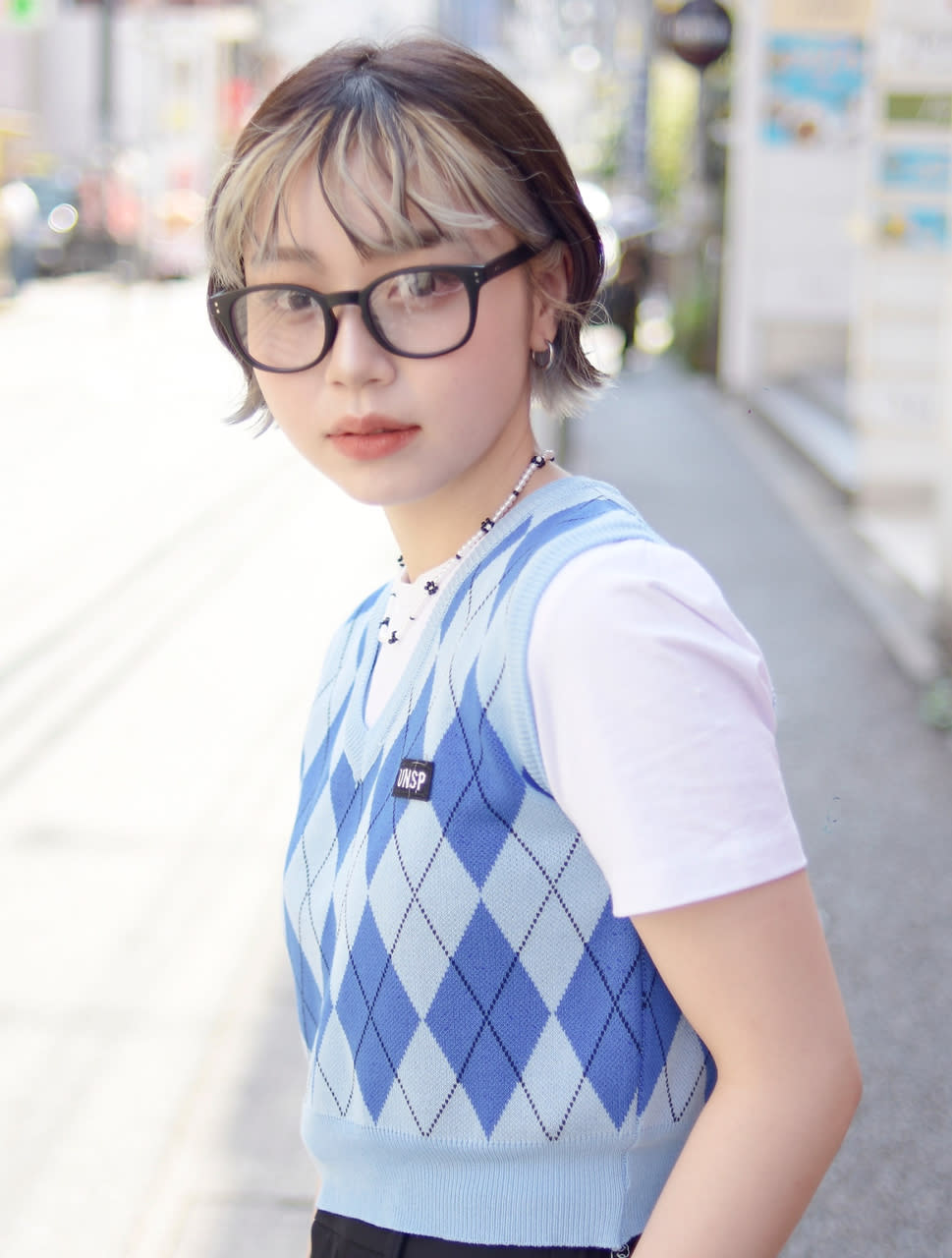 beauty:beast 大名店【ビューティービースト ダイミョウテン】のスタイル紹介。フェザーバング×ノームコアショート