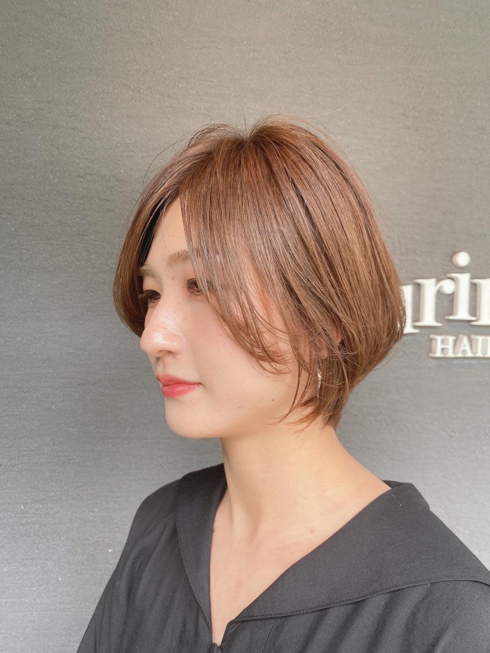 半個室 rire hair 千早店【ハンコシツリールヘアーチハヤテン】のスタイル紹介。グラデーションボブ