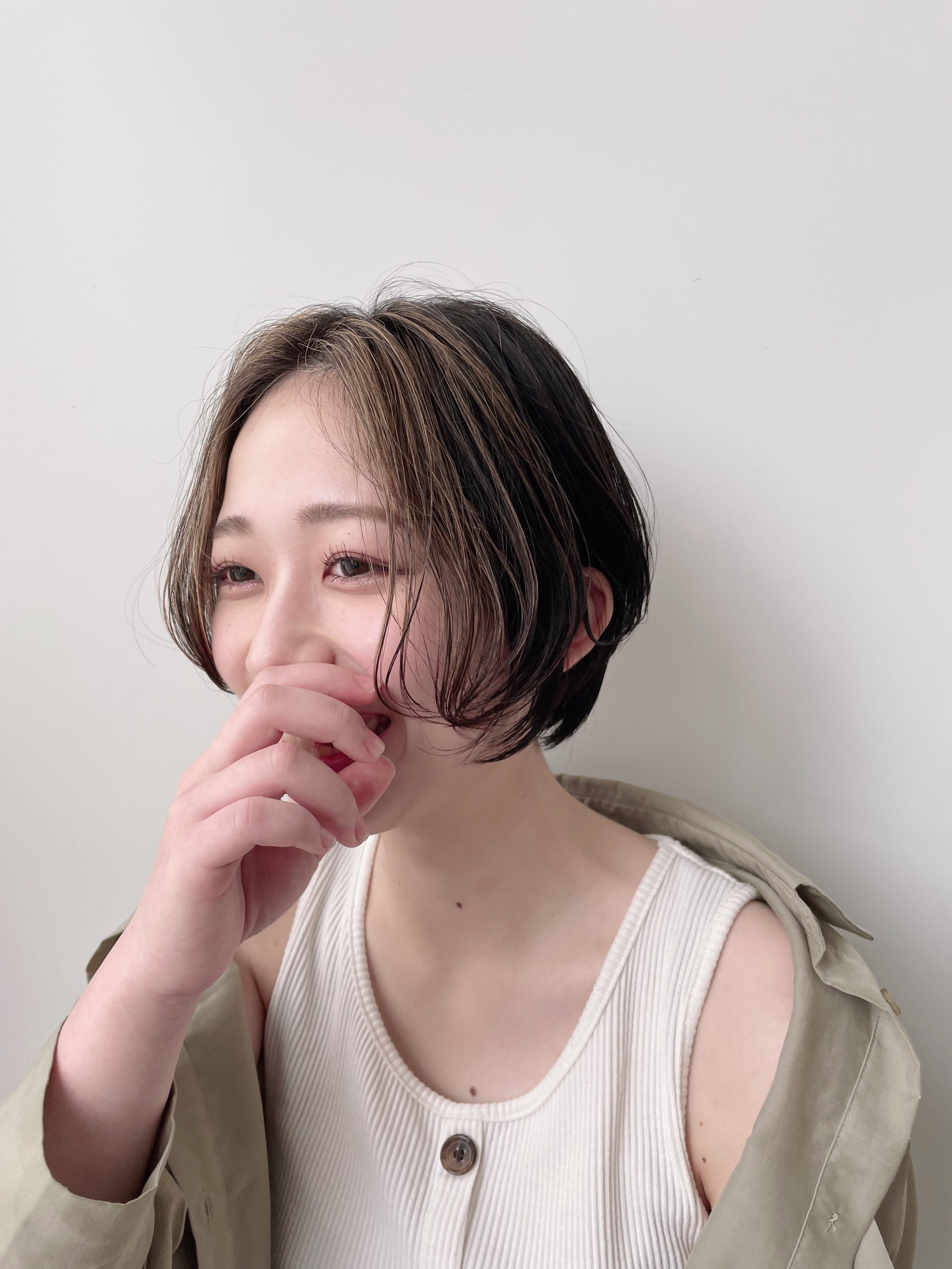 FACE。港南台【フェイスコウナンダイ】のスタイル紹介。フェイスフレーミング×ショートボブ