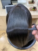 髪質整形(R) VARIEホテル日航札幌店【カミシツセイケイバリエホテルニッコウサッポロテン】のスタイル紹介。7月　ノンダメージストレート