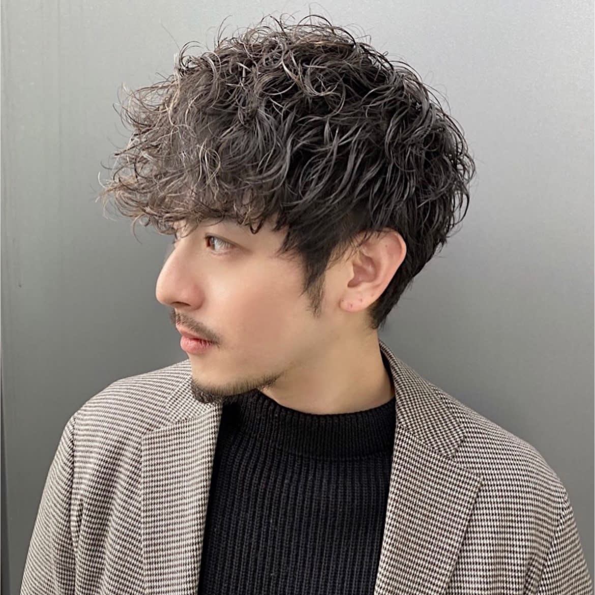 Lond GULLMAN/メンズ専門サロン/名駅【ロンドガルマン】のスタイル紹介。【網干style】マッシュ×スパイラルパーマ