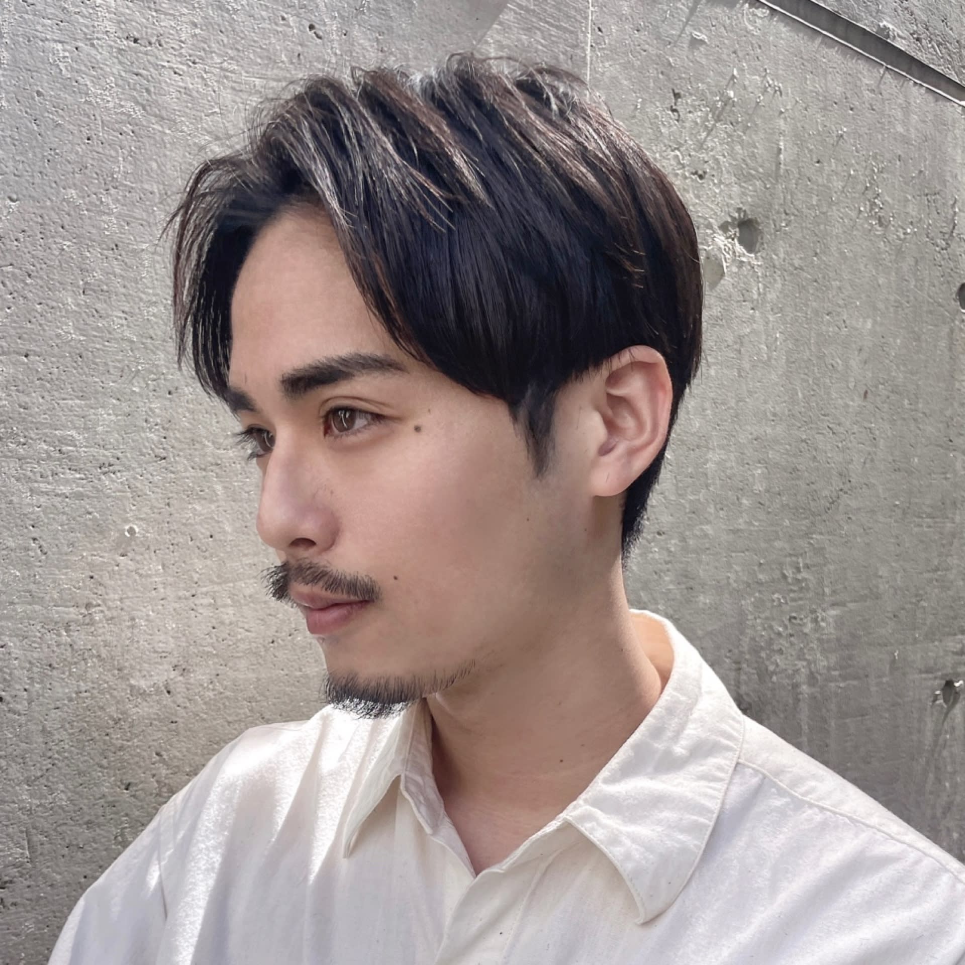 Lond GULLMAN/メンズ専門サロン/名駅【ロンドガルマン】のスタイル紹介。【網干style】ナチュラル質感！大人のセンターパート