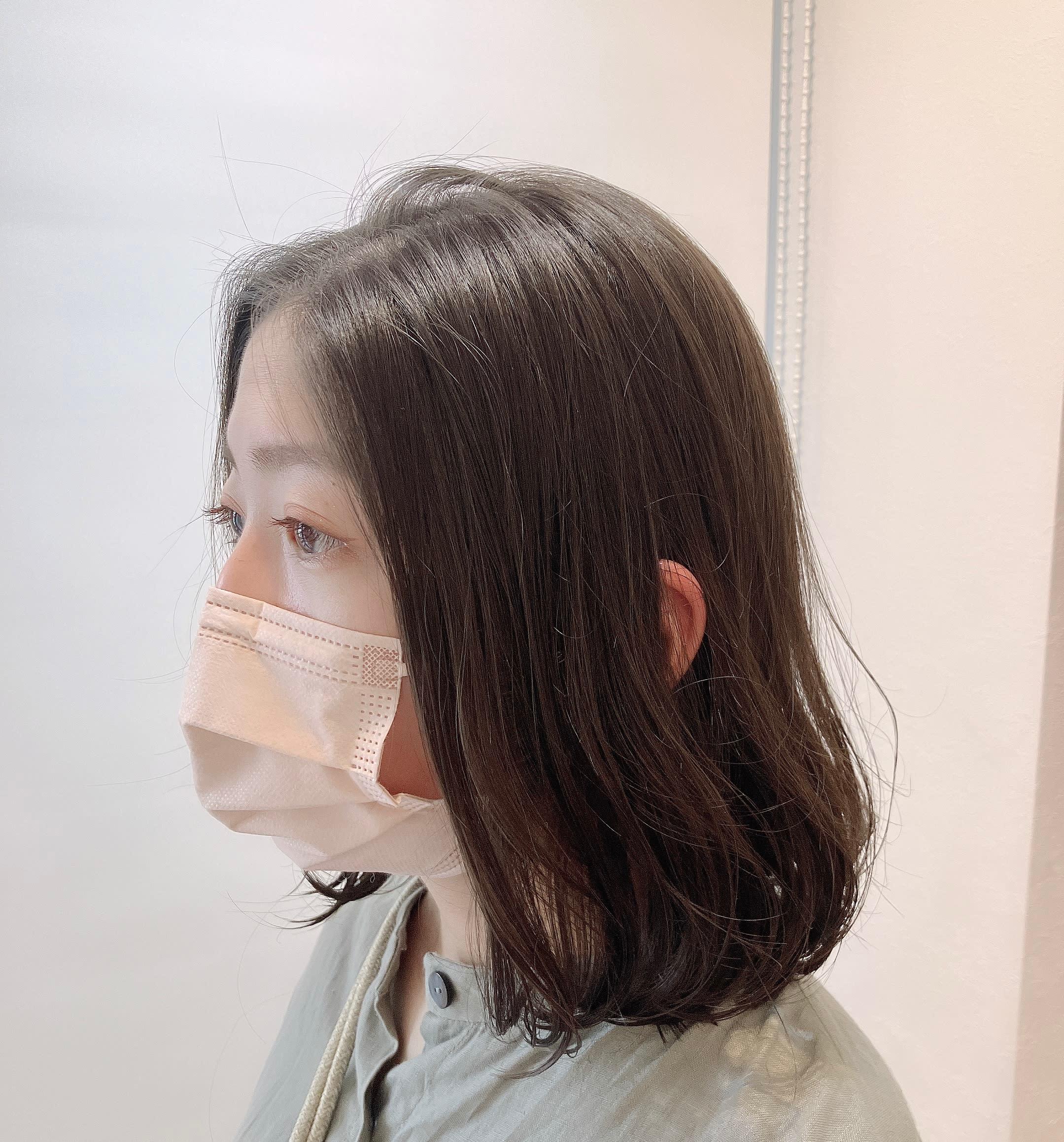 +ONE【プラスワン】のスタイル紹介。【＋ONE自由が丘】ミディアムボブ×アッシュベージュ