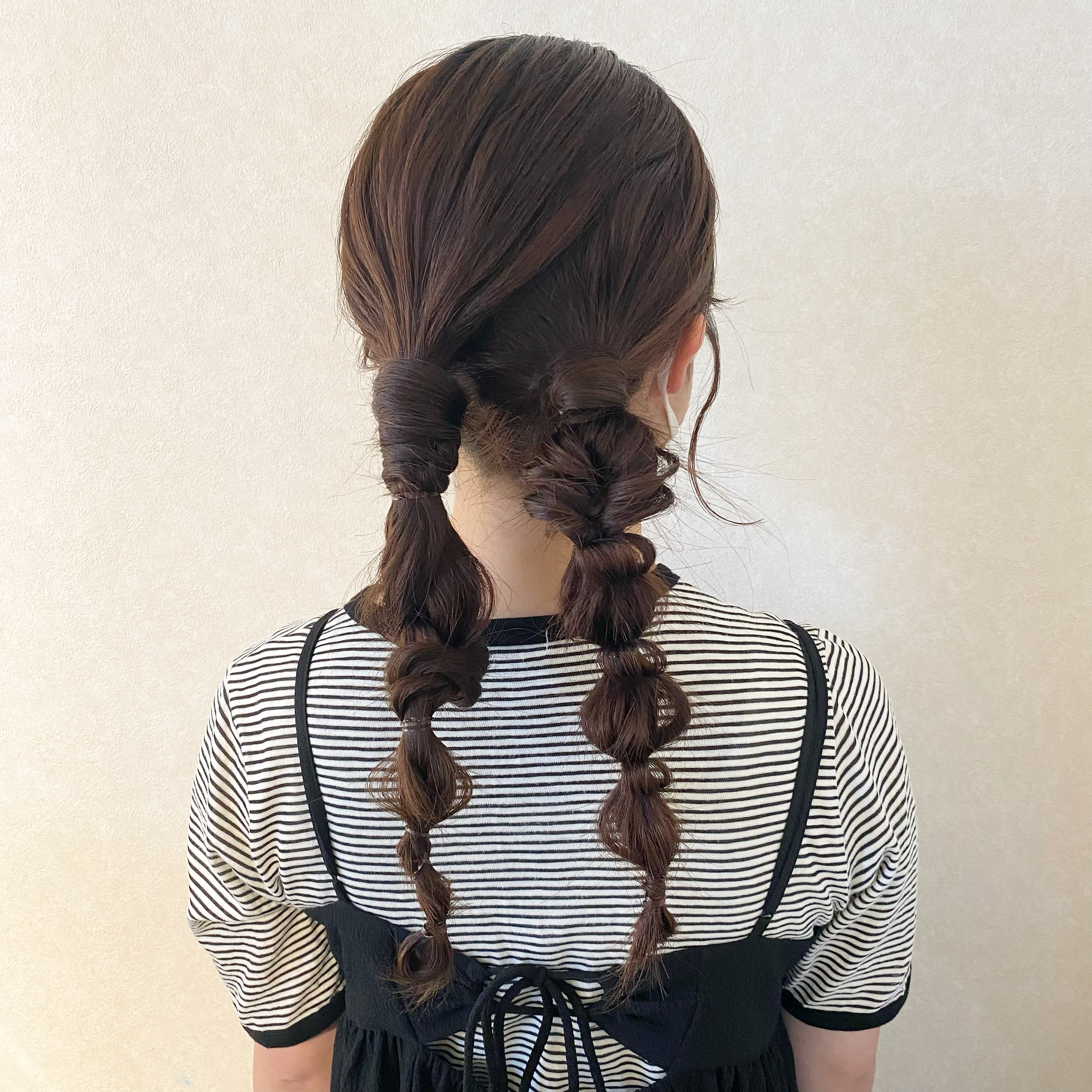 ann FACE 北花田店【アンフェイス】のスタイル紹介。ツインぽこぽこアレンジ