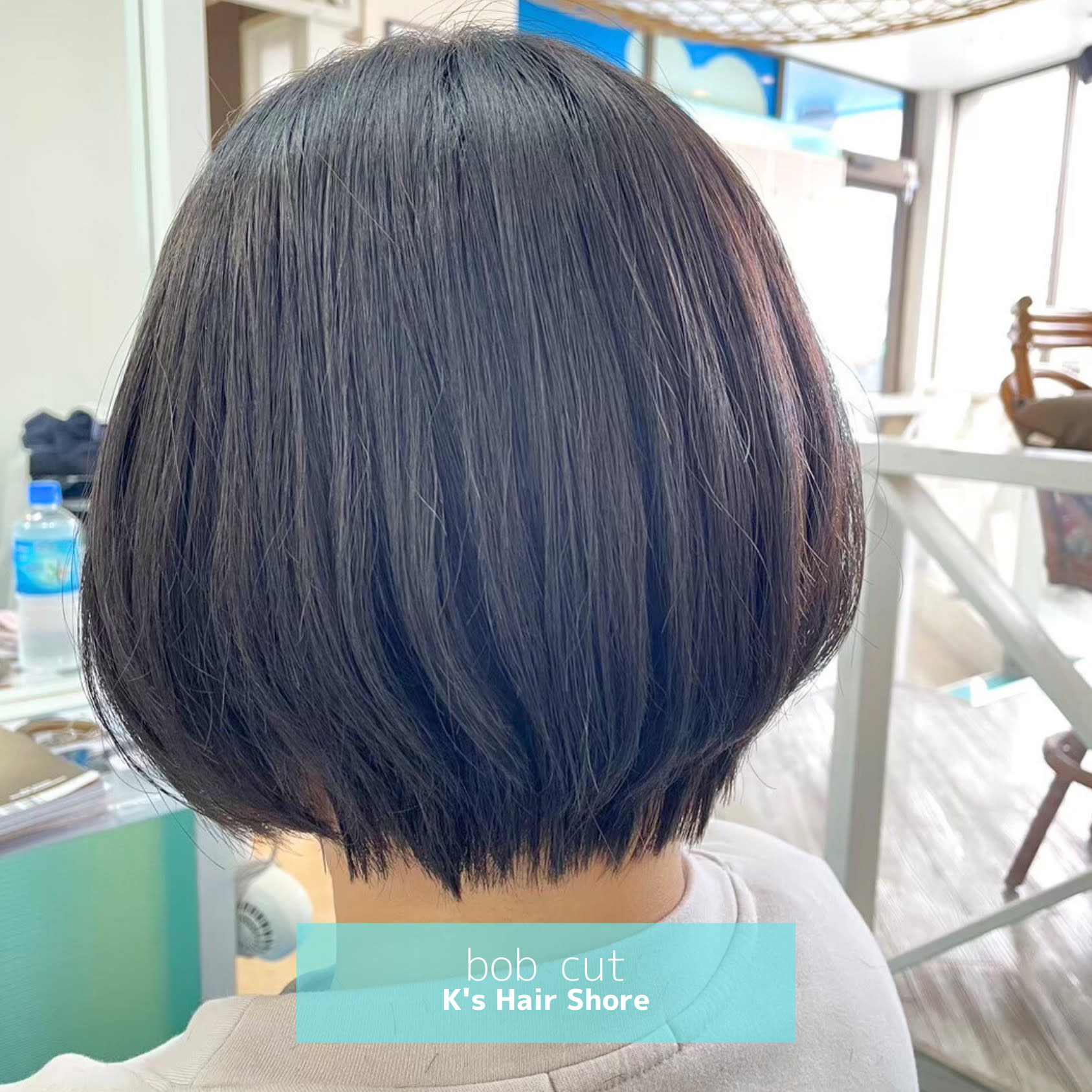 K's Hair 緑が丘店【ケーズヘアミドリガオカテン】のスタイル紹介。ショートボブ