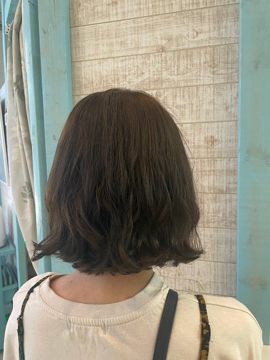 K's Hair 緑が丘店【ケーズヘアミドリガオカテン】のスタイル紹介。ゆるふわボブ