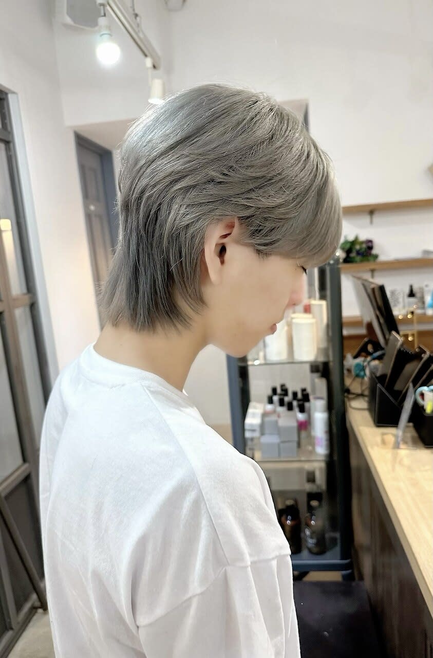 Maison【メゾン】のスタイル紹介。韓国風マッシュウルフ×ハイトーン