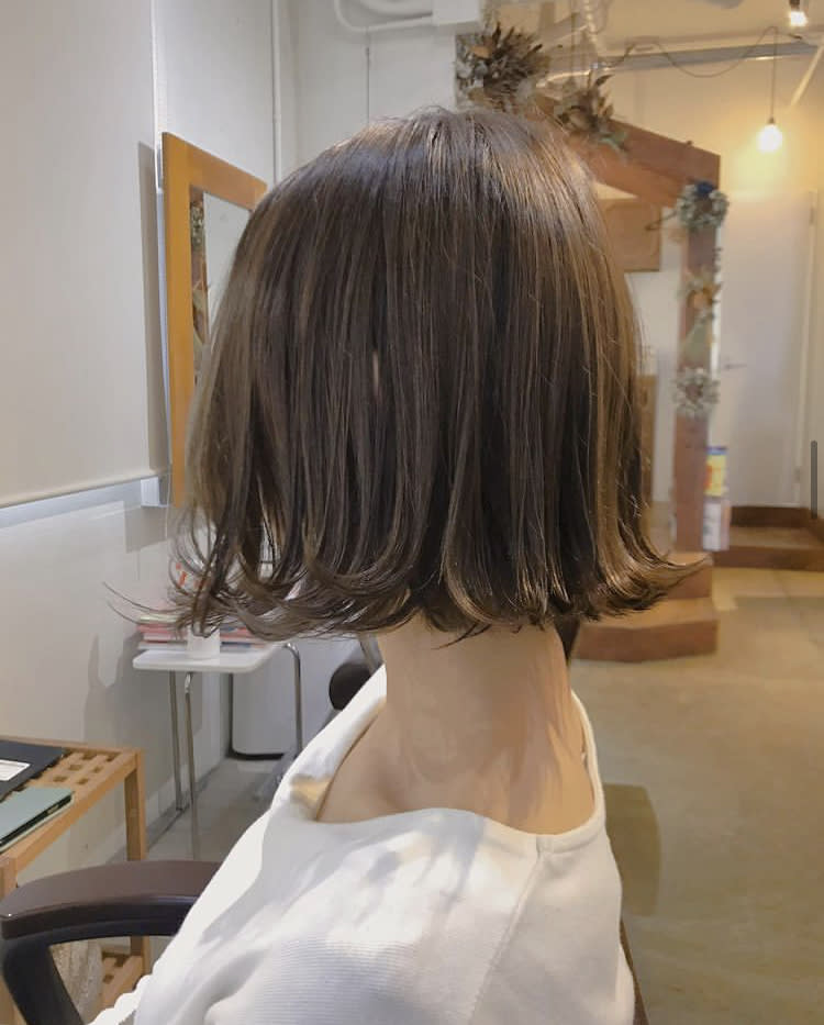 Hair design ENDOR【ヘアーデザインエンドア】のスタイル紹介。外ハネボブ