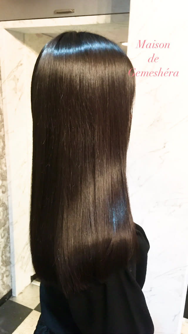 Maison de gemeshe'ra【メゾン ドゥ ジェメシェラ】のスタイル紹介。うっとり絹髪long #gemeshe'raの髪質改善