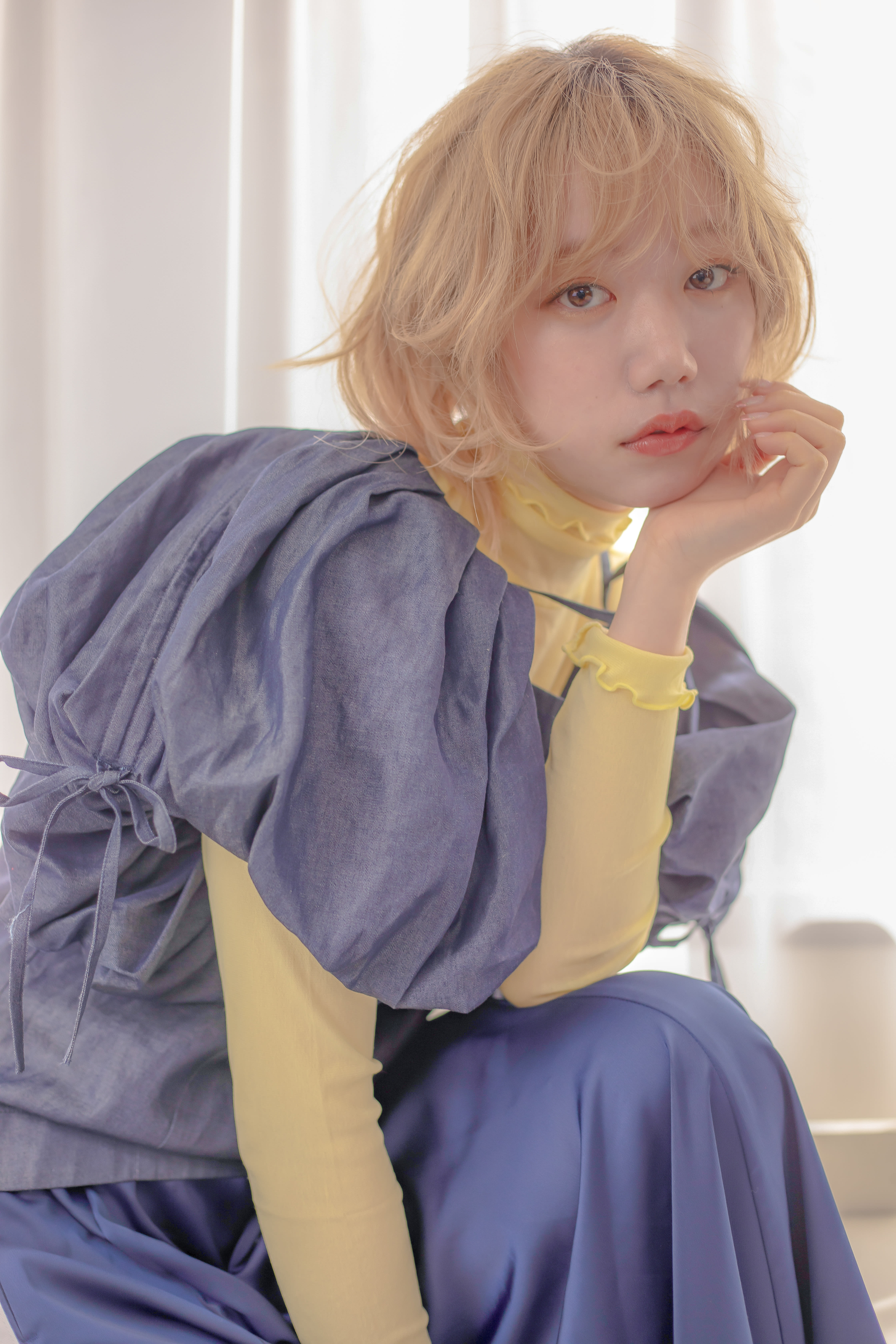 KINGDOM 鎌倉店【キングダムカマクラテン】のスタイル紹介。ふわっとハイトーンボブ