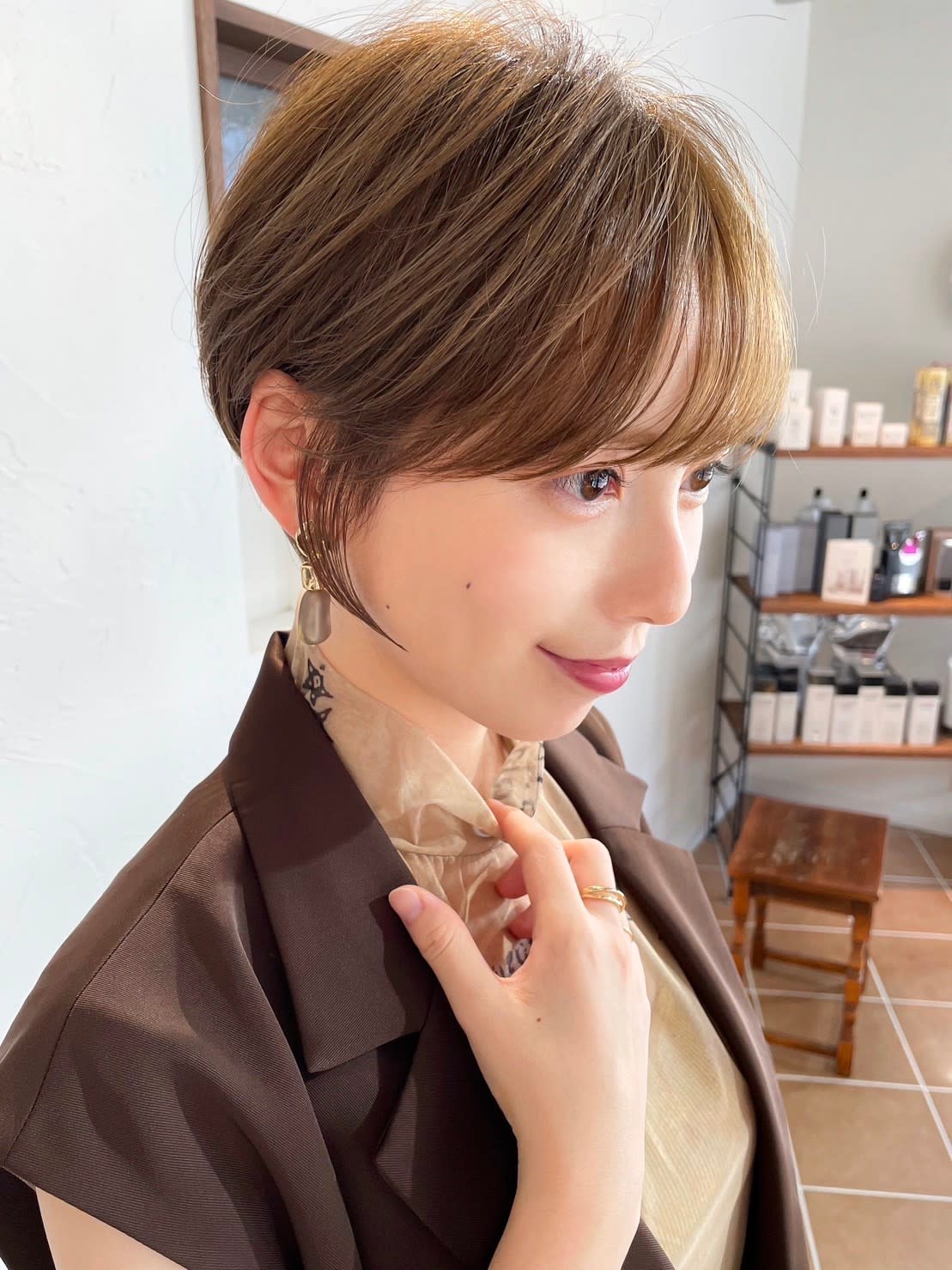 HARUKI MINATO japan 神戸【ハルキミナトジャパンコウベ】のスタイル紹介。HARUKI MINATO japan 神戸×ショート