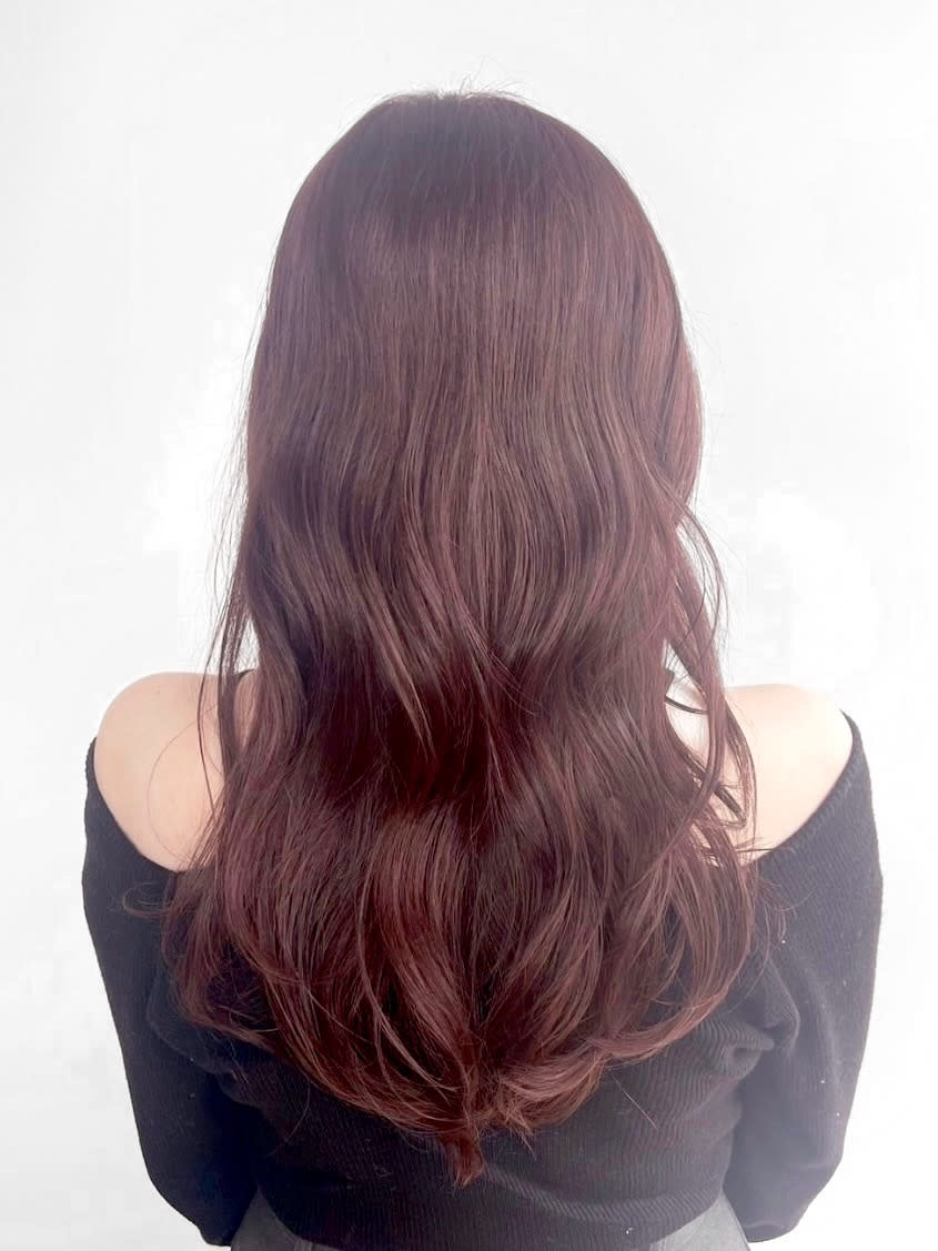 Hair Make Luxtz【ヘアーメイクラグズ】のスタイル紹介。ピンクブラウン