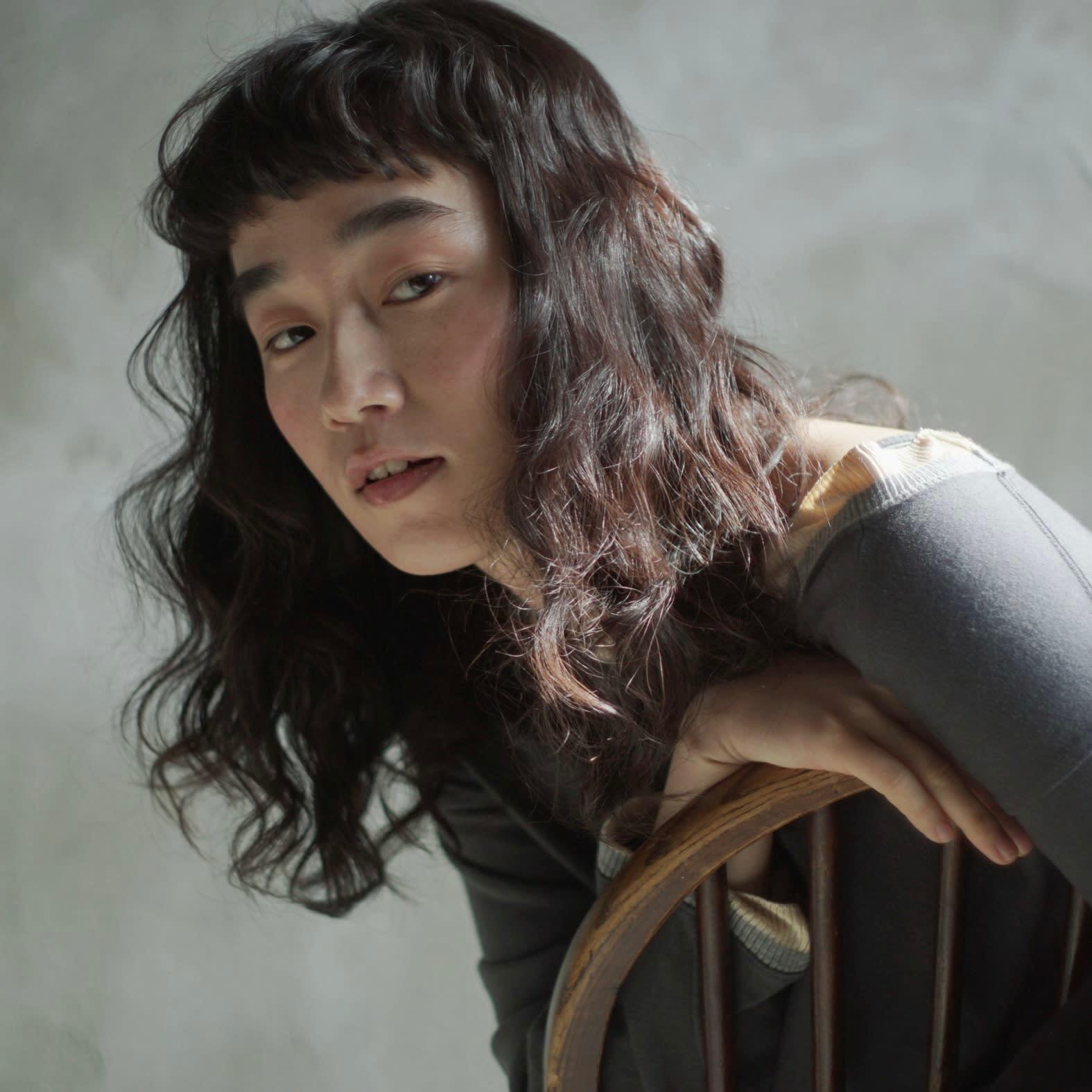 enne  hair&organic【エンネ ヘアーアンドオーガニック】のスタイル紹介。ロングニュアンスパーマ