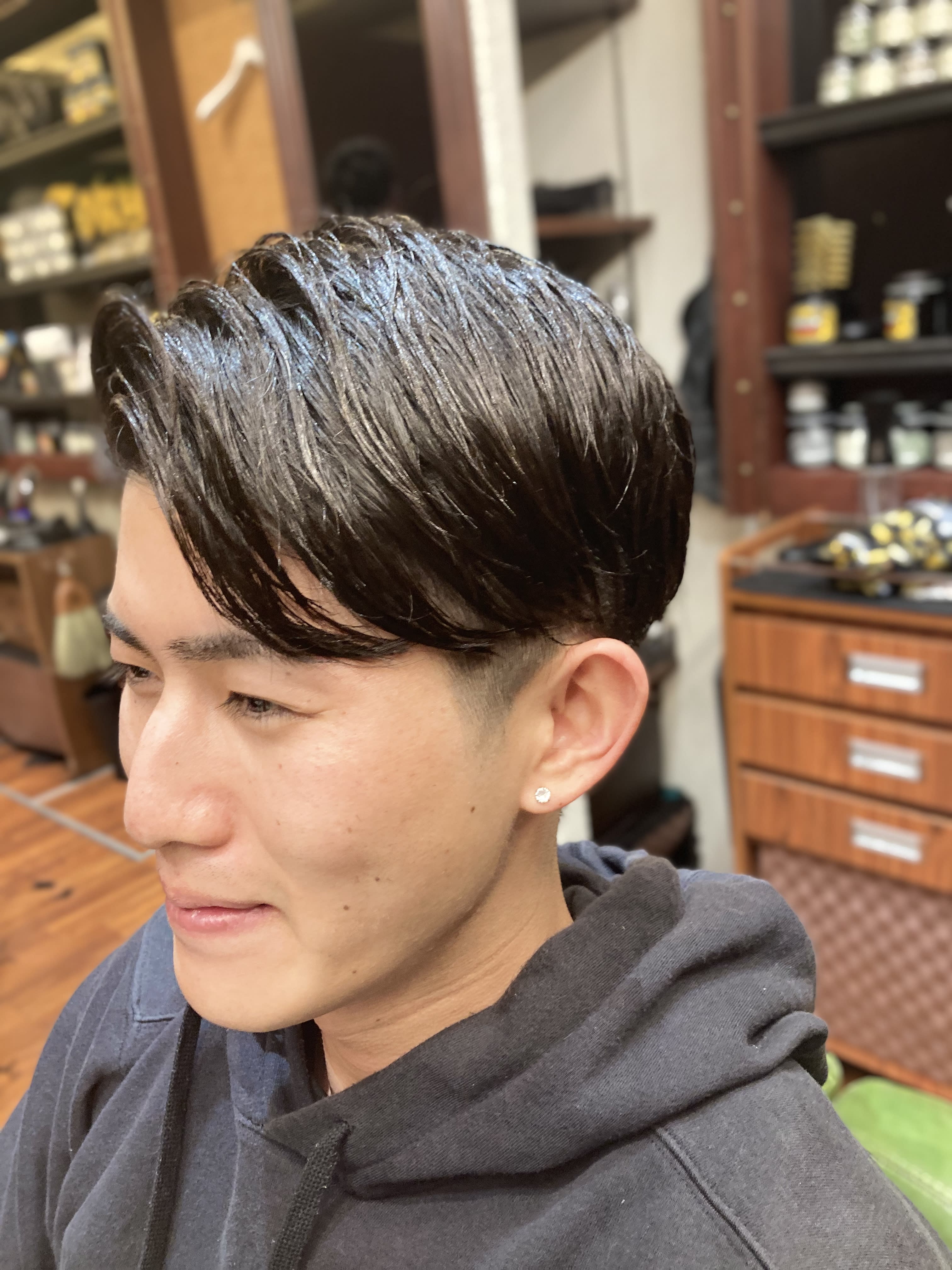 メンズ専門理容室 BroTokyo BARBERSHOP 銀座店【メンズセンモンリヨウシツブロートーキョーバーバーショップギンザテン】のスタイル紹介。ツーブロック7-3