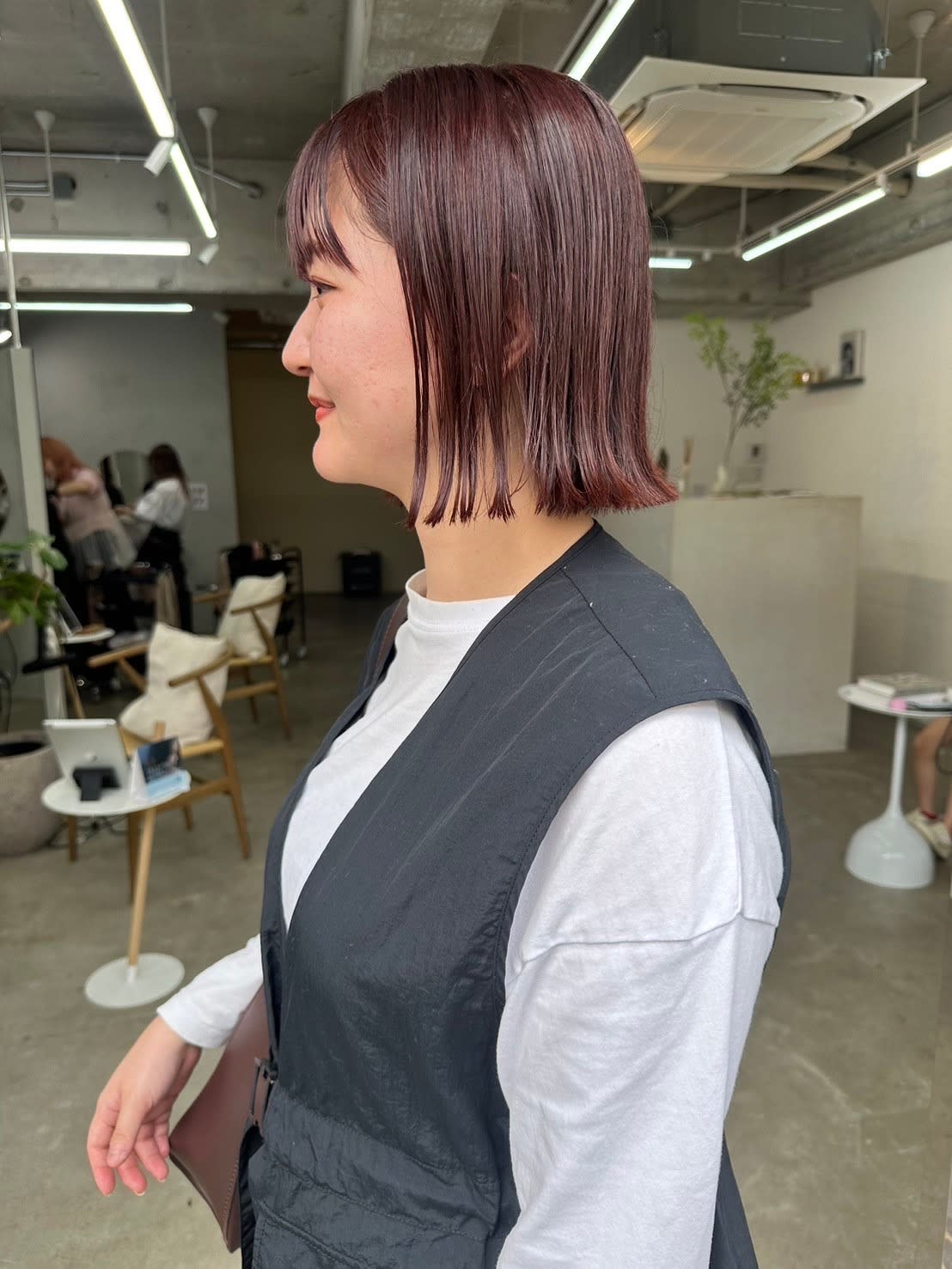 Knit【ニット】のスタイル紹介。Knit×ミディアム