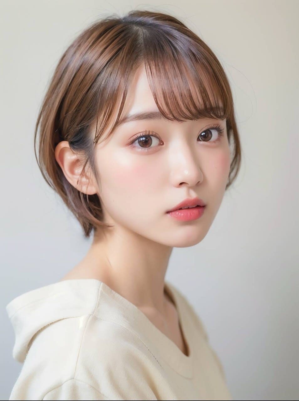 Hair make NOISM ekolu【ヘアアンドメイク　ノイズ　エコル】のスタイル紹介。大人ナチュラルショート
