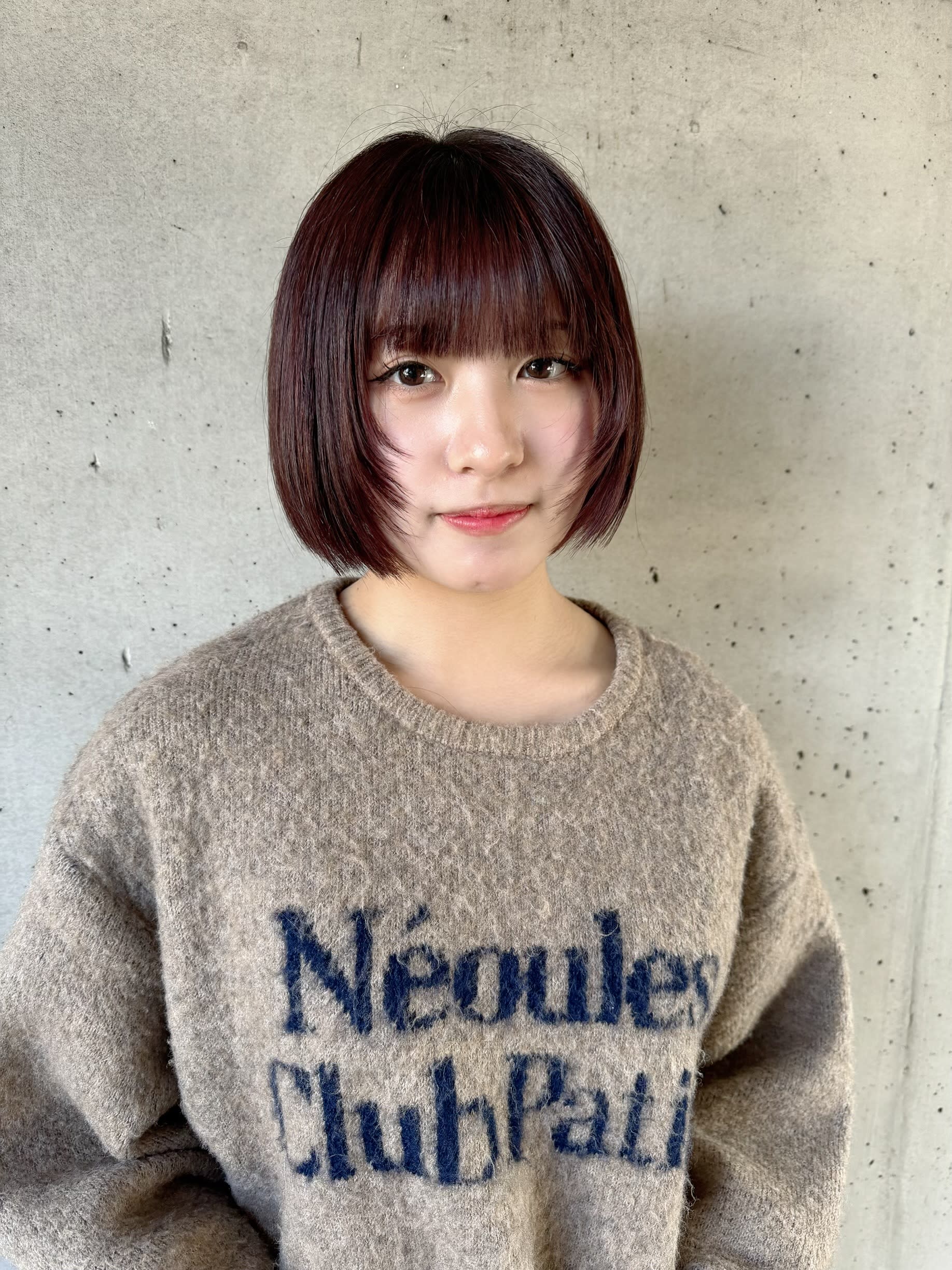 ARUE【アルエ】のスタイル紹介。顔周りレイヤーボブ