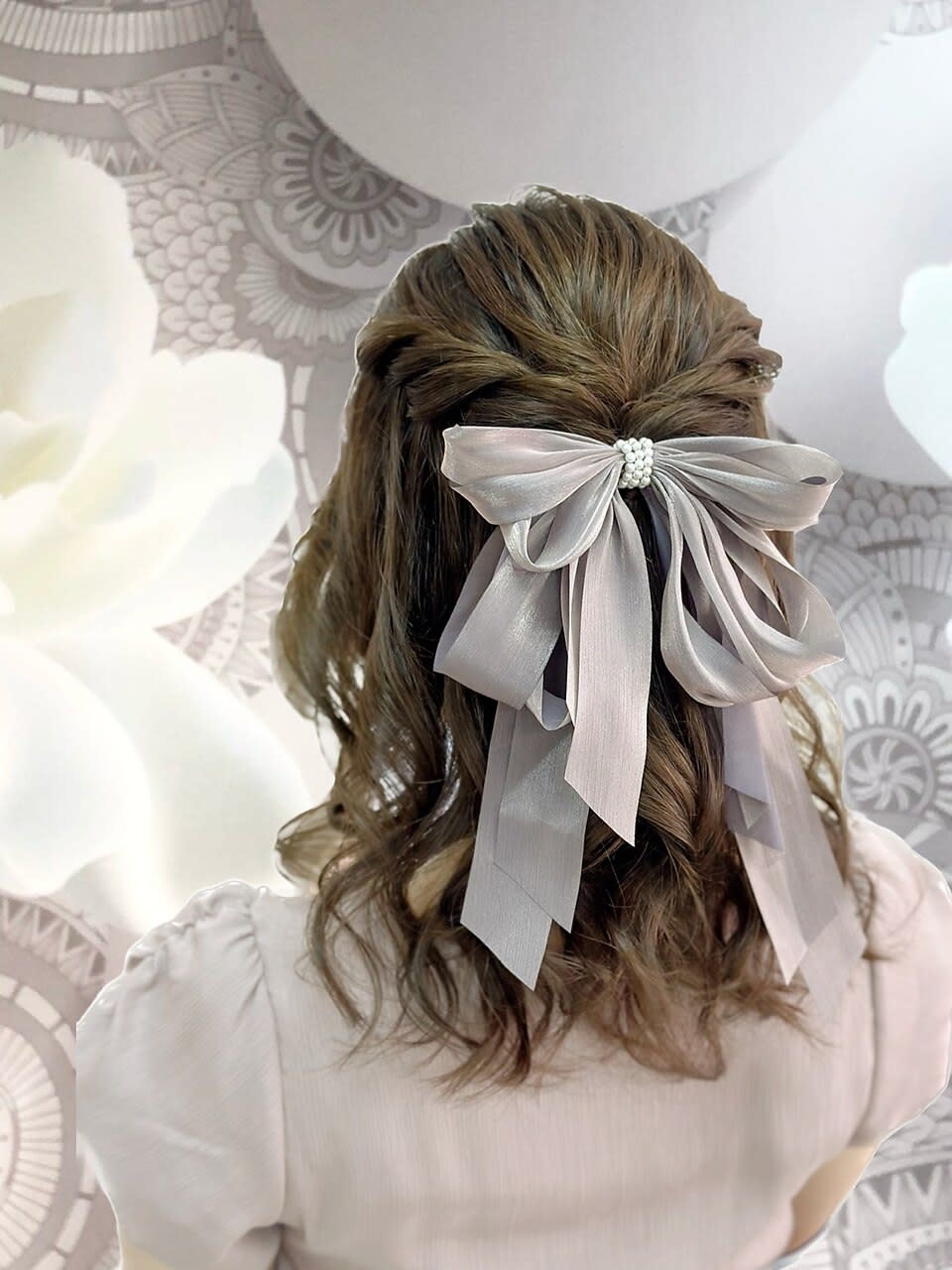 Beauty salon laera 五反田店【ラエラ】【ビューティーサロンラエラゴタンダテン】のスタイル紹介。ハーフアップ