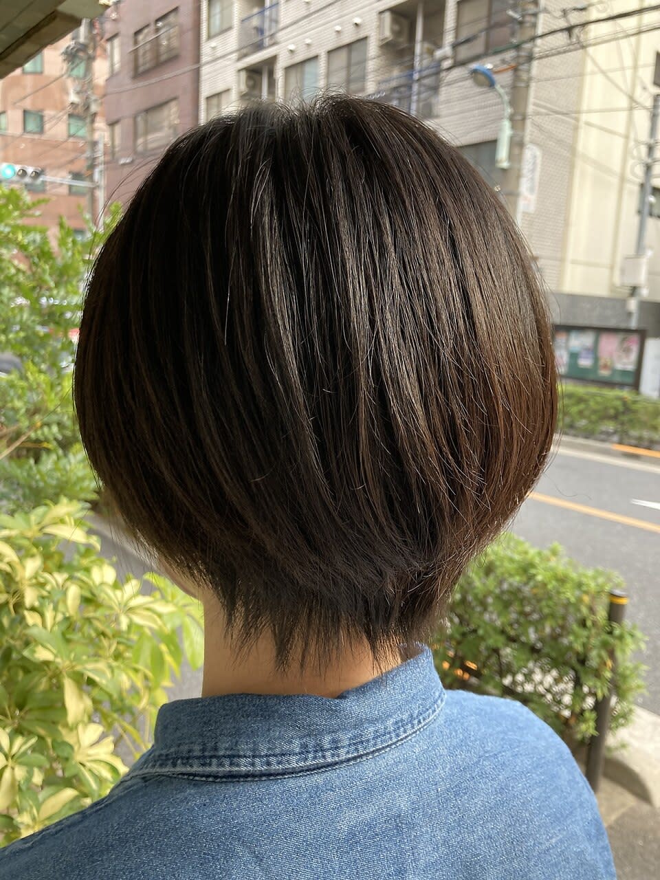 Link【リンク】のスタイル紹介。首元スッキリショートボブ