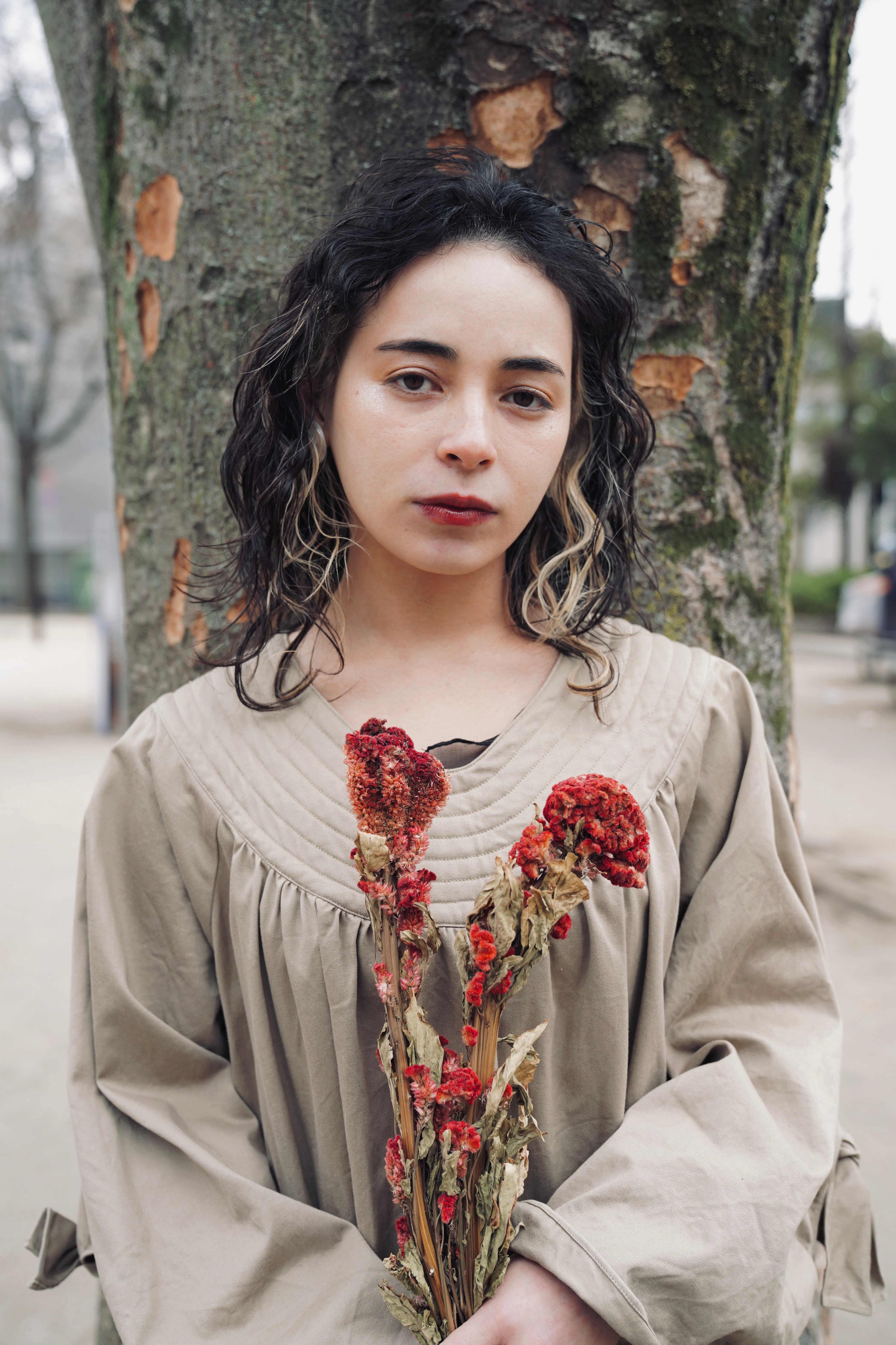 ～ing deux【カライングドゥ】のスタイル紹介。レイヤーにスパイラルパーマでモードな仕上がりに。