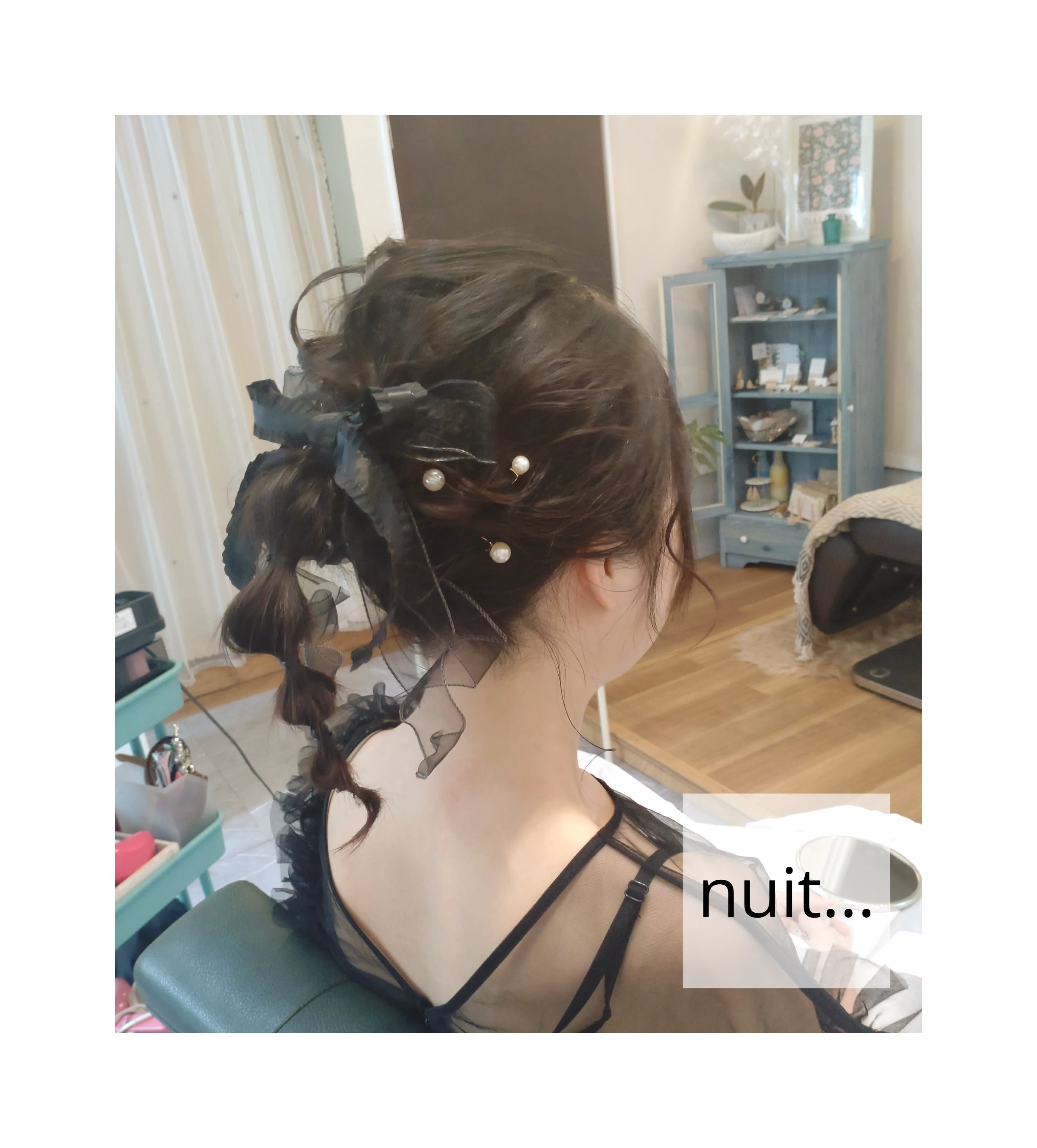 hair  and  eyelash    nuit...【ヘアアンドアイラッシュ  ニュイ】のスタイル紹介。hair  set