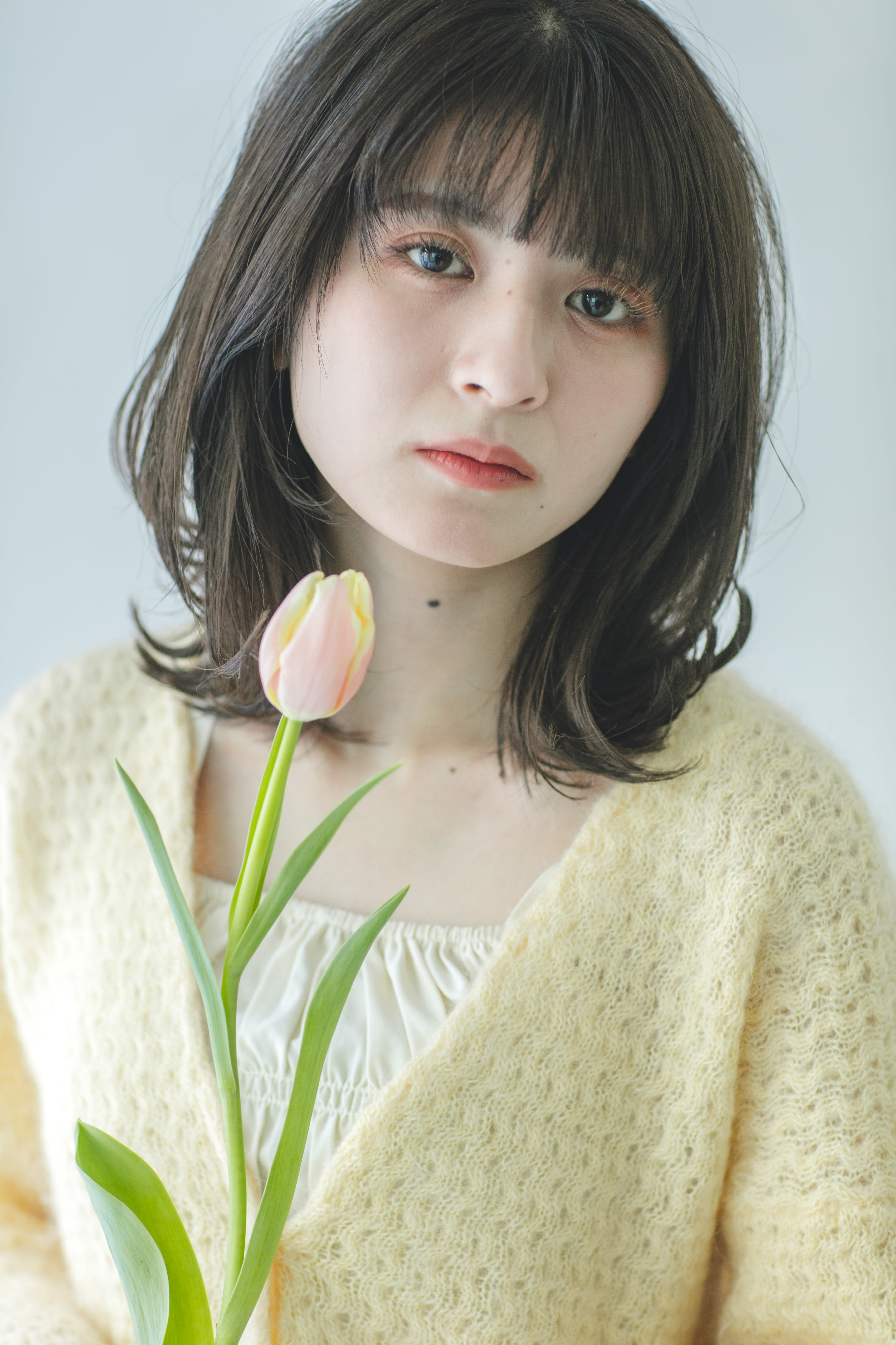 【花屋併設の美容院】mallow eve【マロウ イヴ】【ハナヤヘイセツノビヨウインマロウイヴ】のスタイル紹介。【花屋併設の美容院】mallow eve×ミディアム